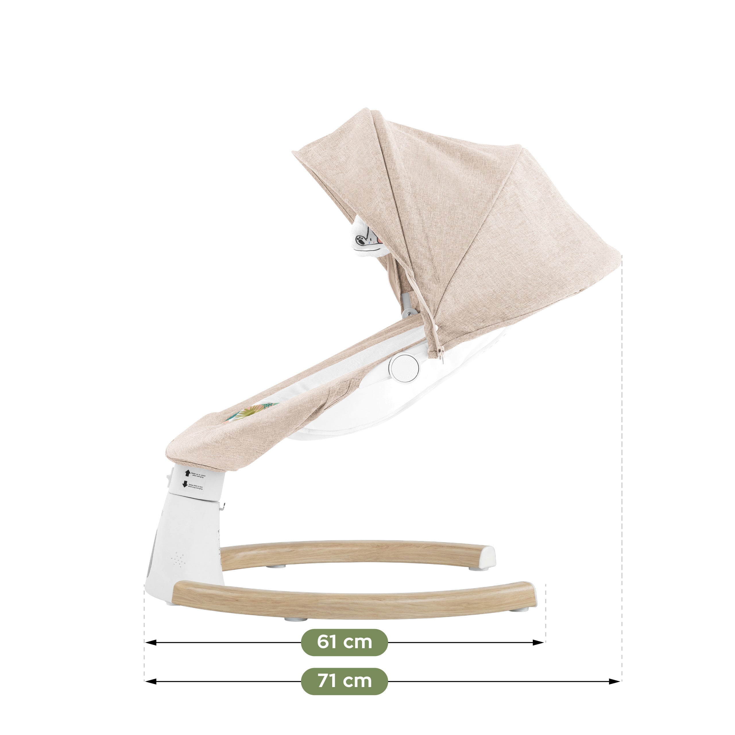 OUTLET Bujaczek leżaczek elektroniczny Tulano Astrid 35 Beige