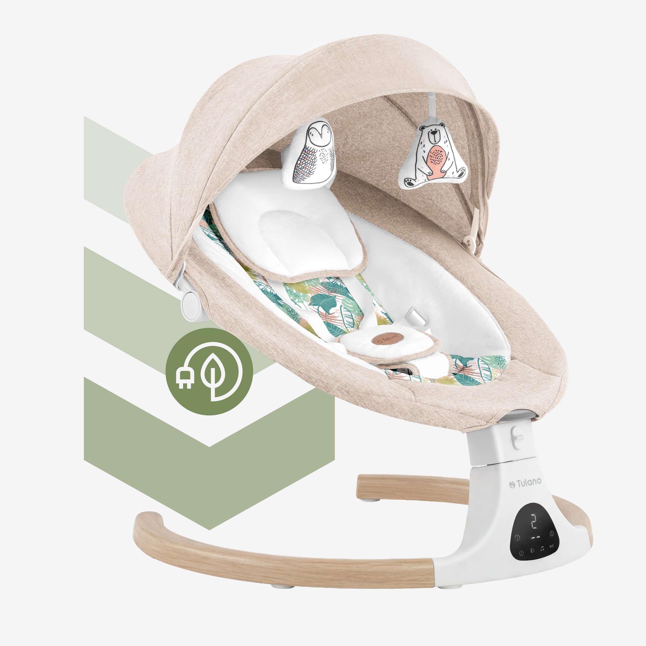 OUTLET Bujaczek leżaczek elektroniczny Tulano Astrid 35 Beige