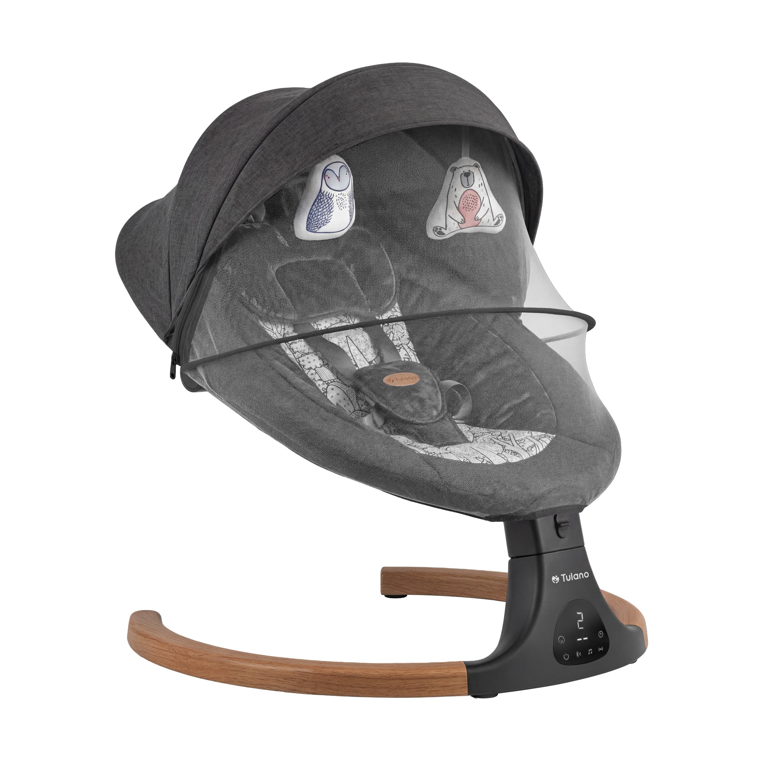 Bujaczek leżaczek elektroniczny Tulano Astrid 35 Graphite