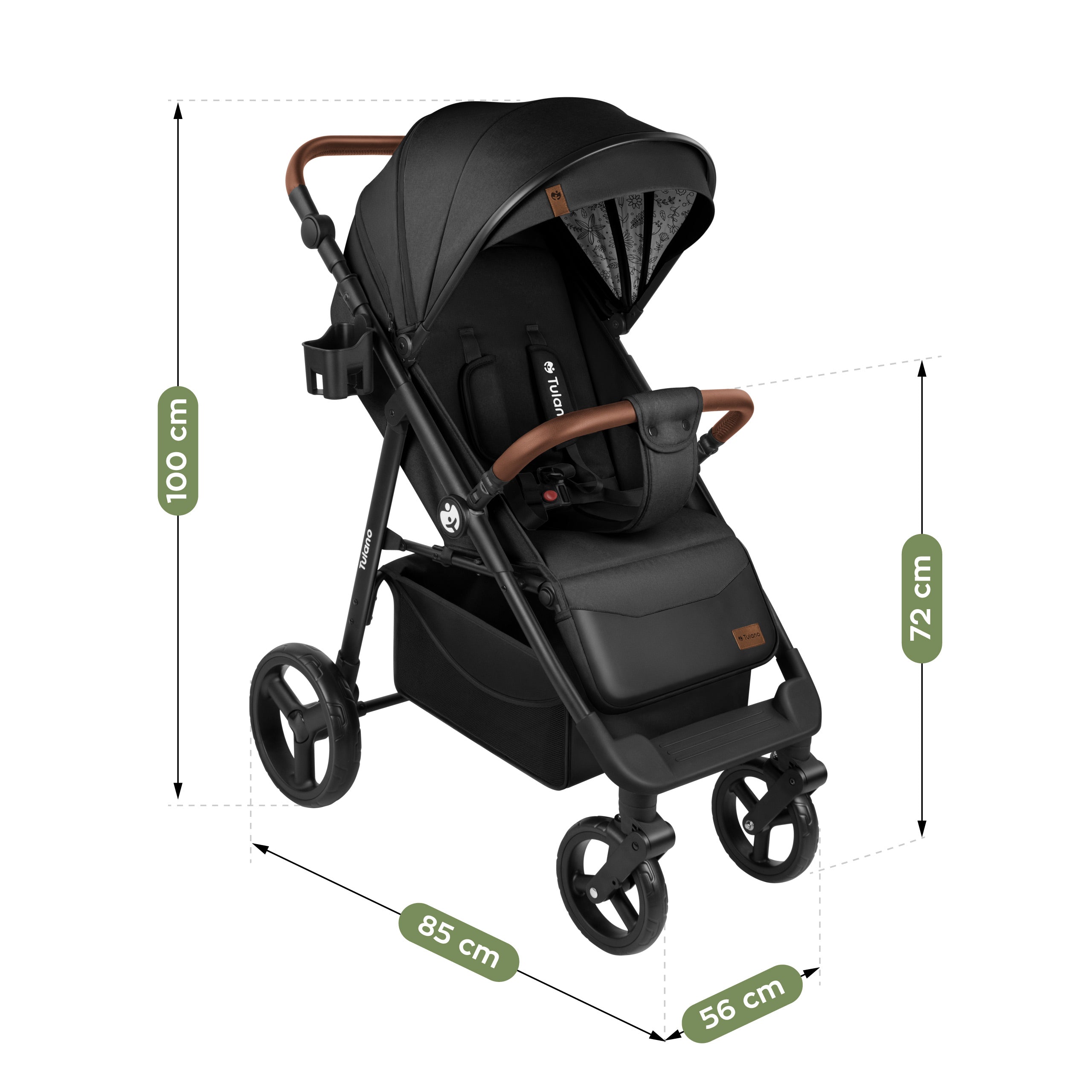 Wózek spacerowy Tulano Avignon 35 Black