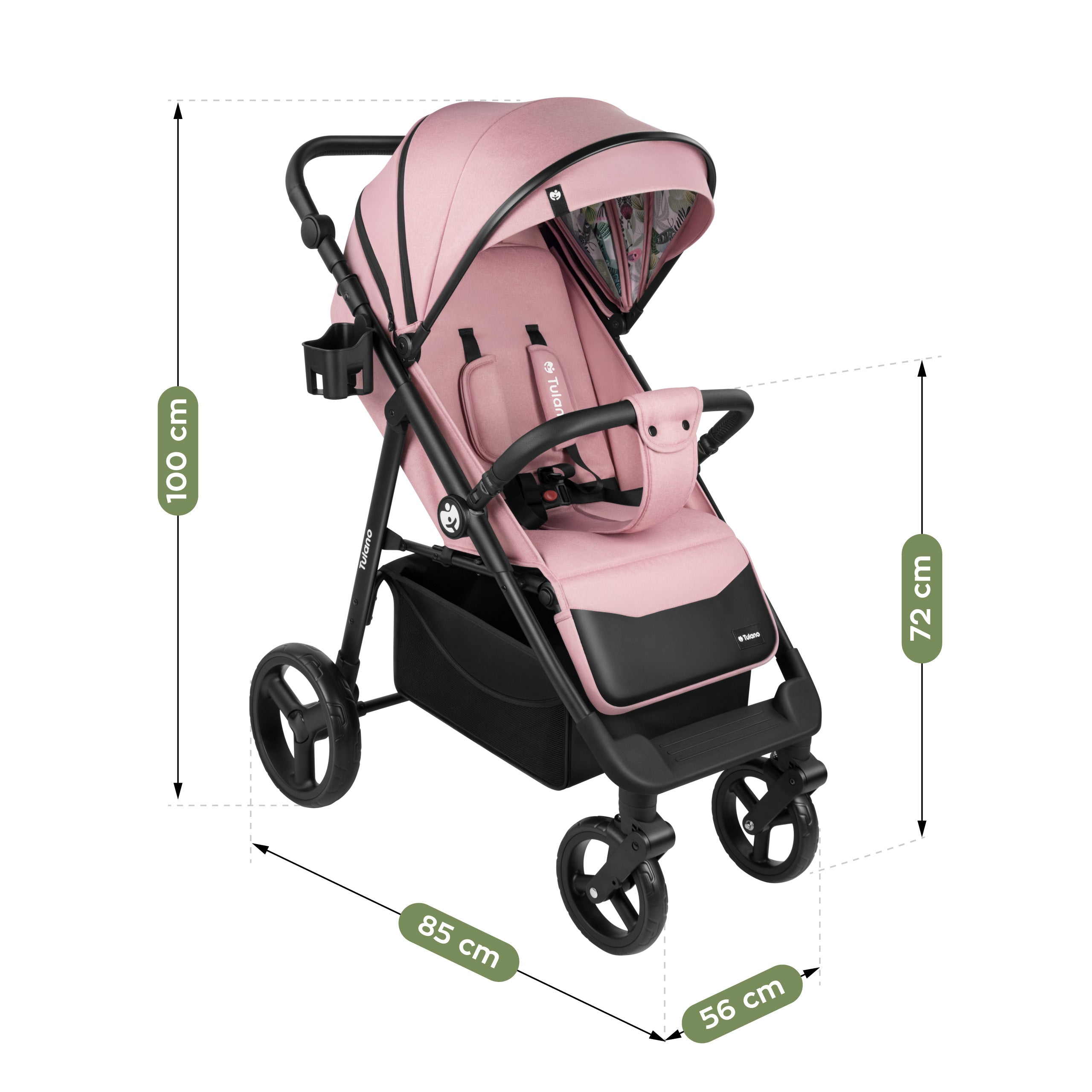 Wózek spacerowy Tulano Avignon 35 Pink