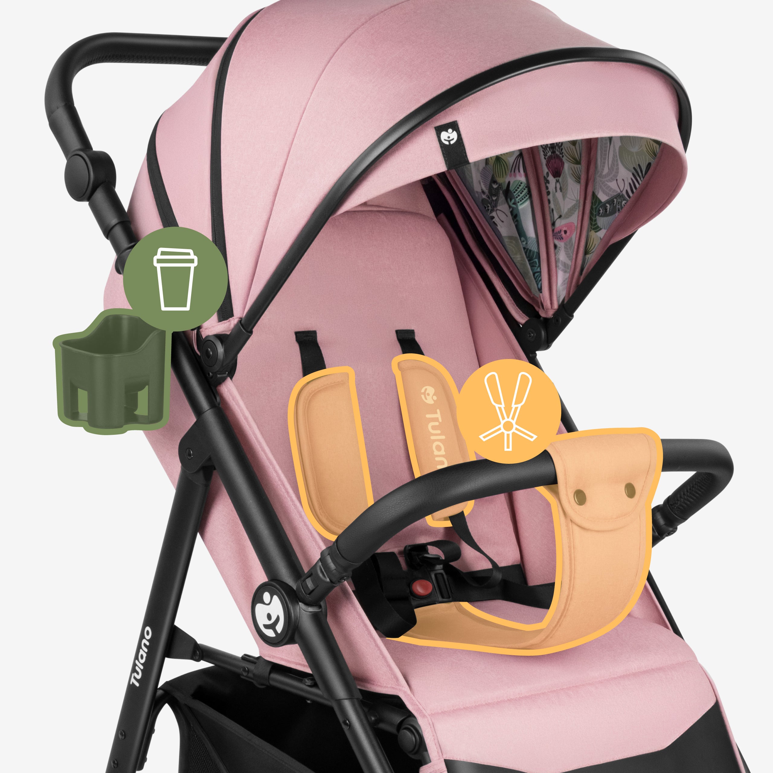 Wózek spacerowy Tulano Avignon 35 Pink