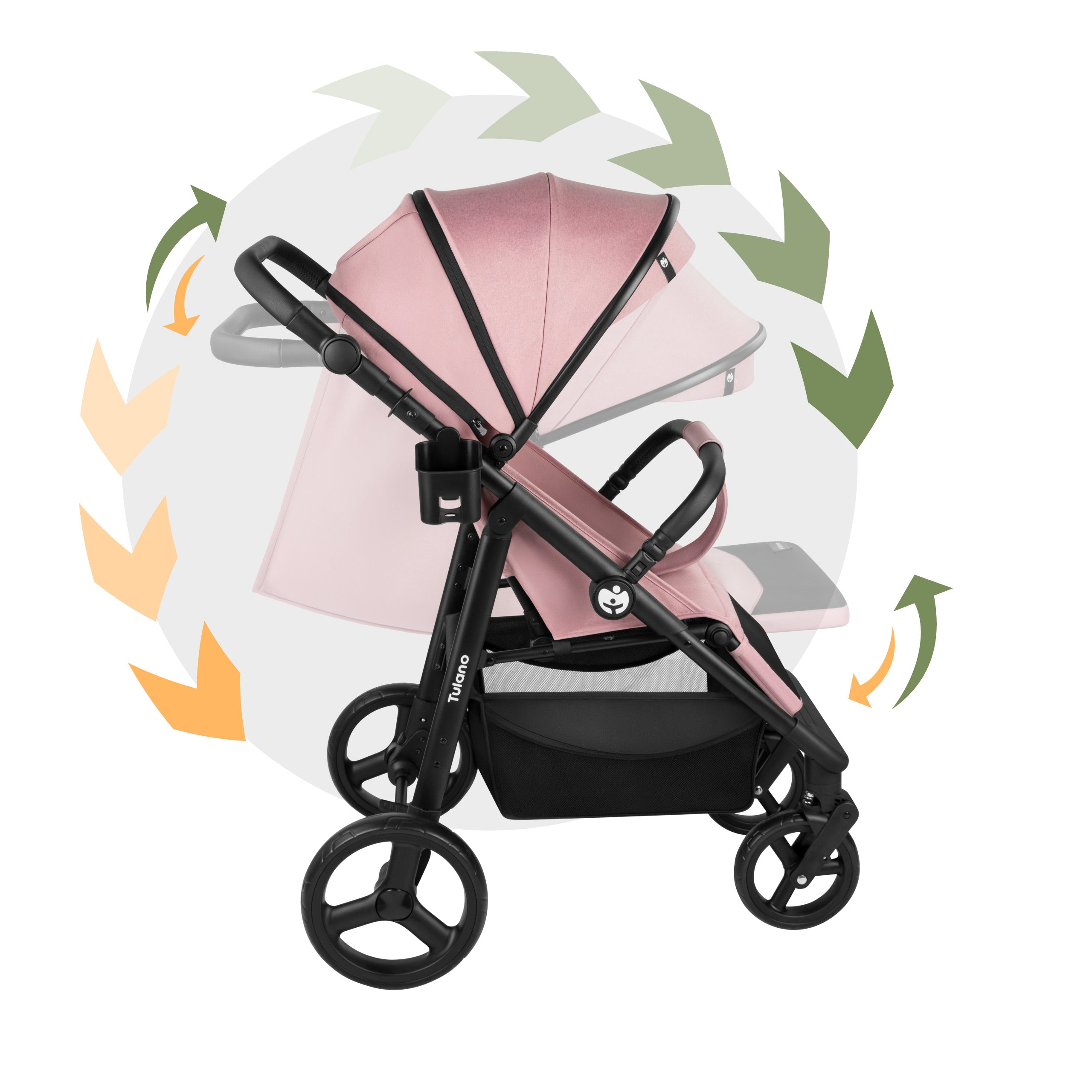 Wózek spacerowy Tulano Avignon 35 Pink