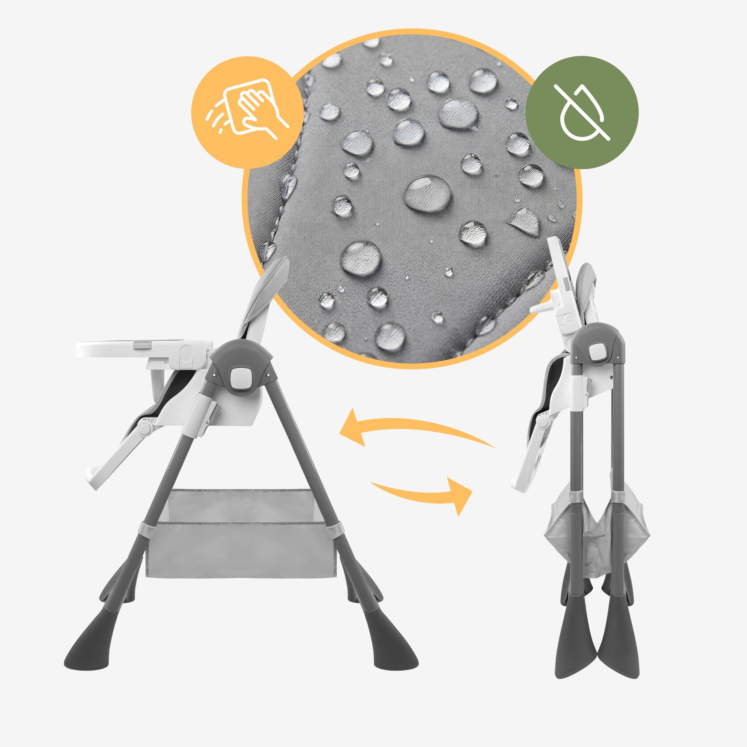 Krzesełko do karmienia składane Tulano Morsel 30