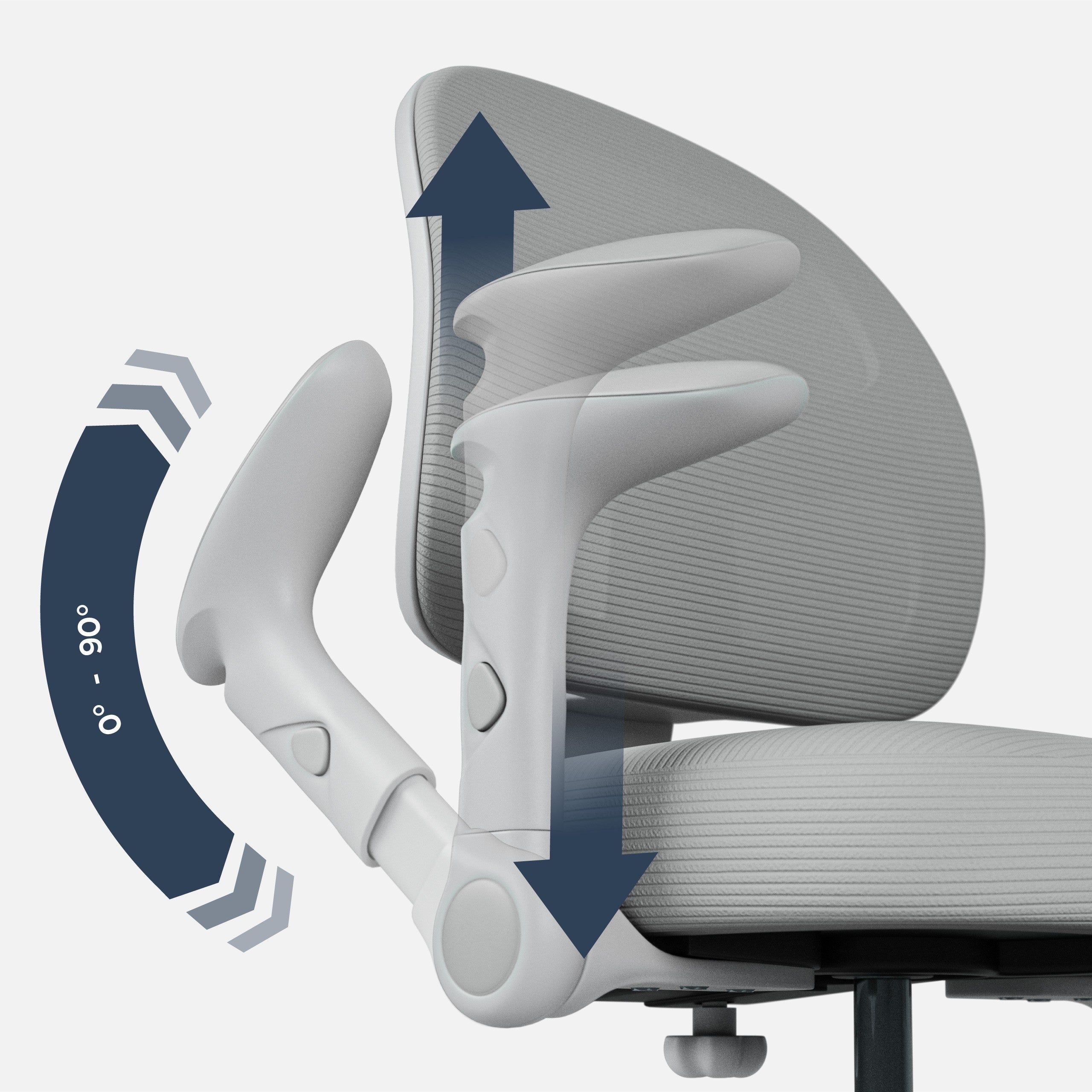 Fotel regulowany dla dziecka Mark Adler Junior 5.0 Grey