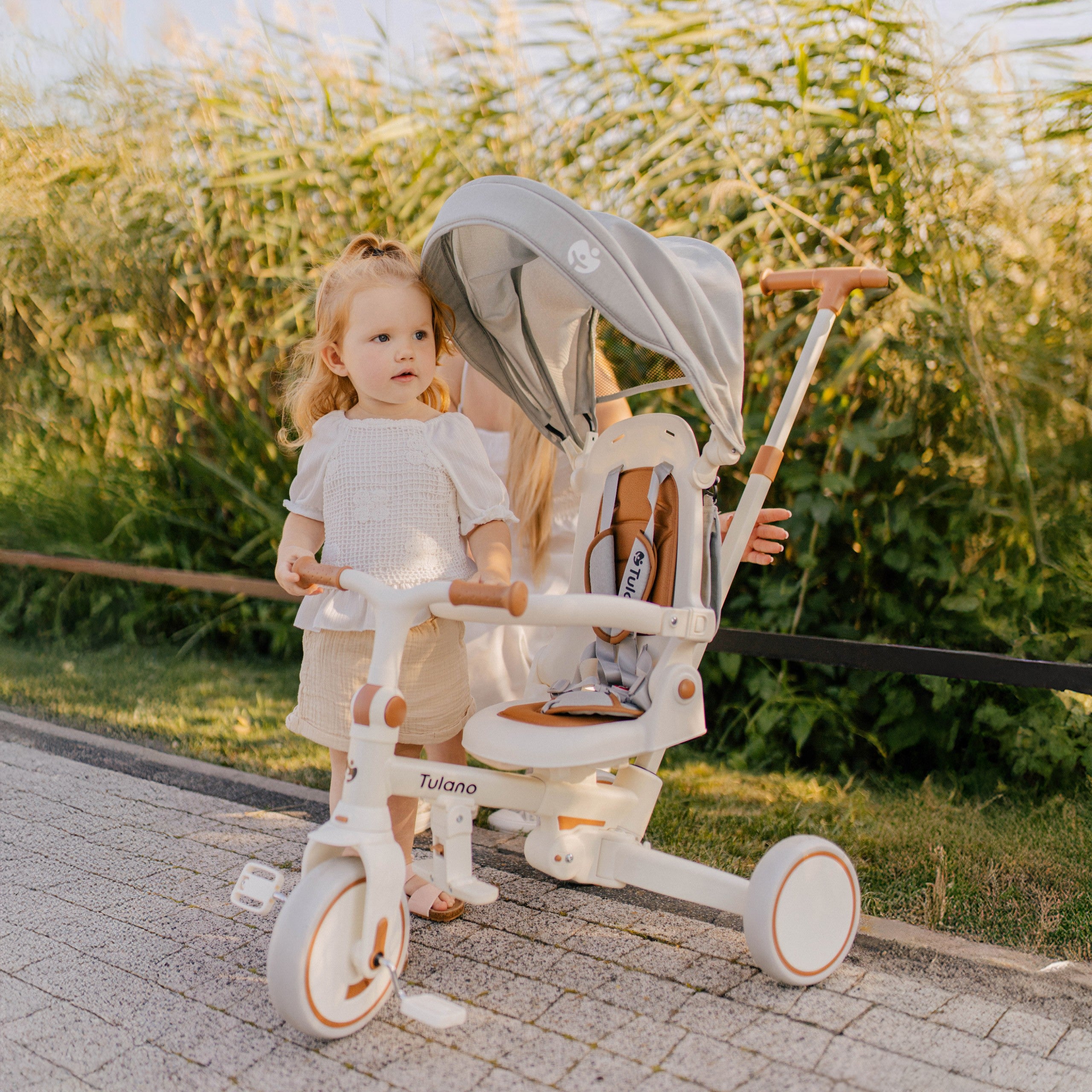 Rowerek trójkołowy Tulano 4w1 Noah 35 Grey