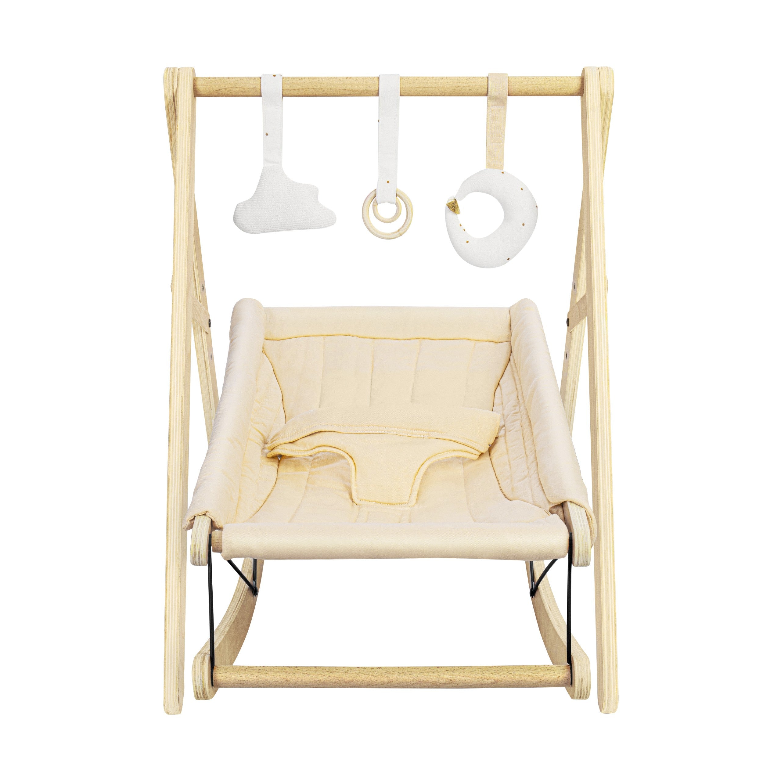 Leżaczek 2w1 Tulano Moon 45 Beige