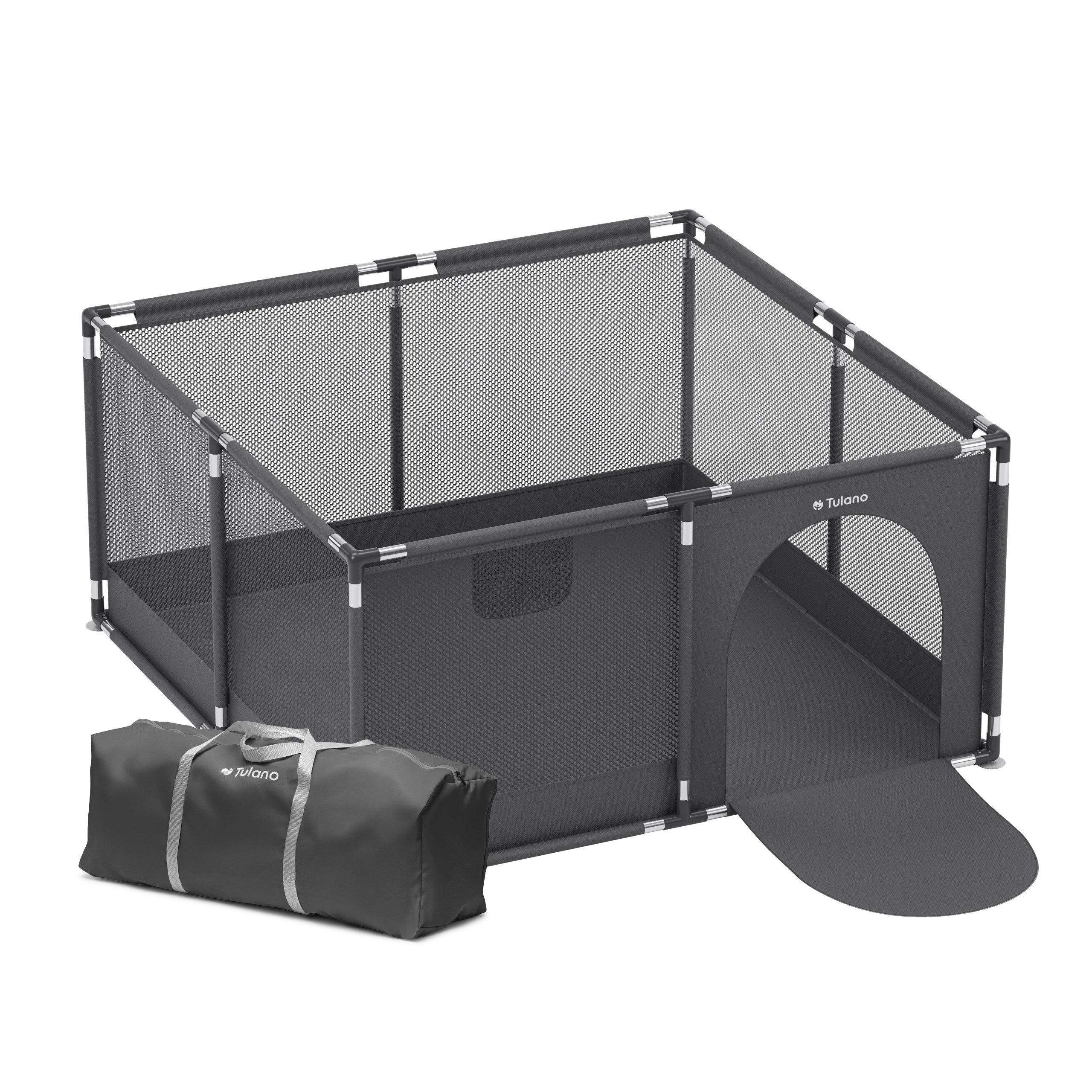 Kojec dla dzieci Tulano Cozy 20 Graphite - 130 cm