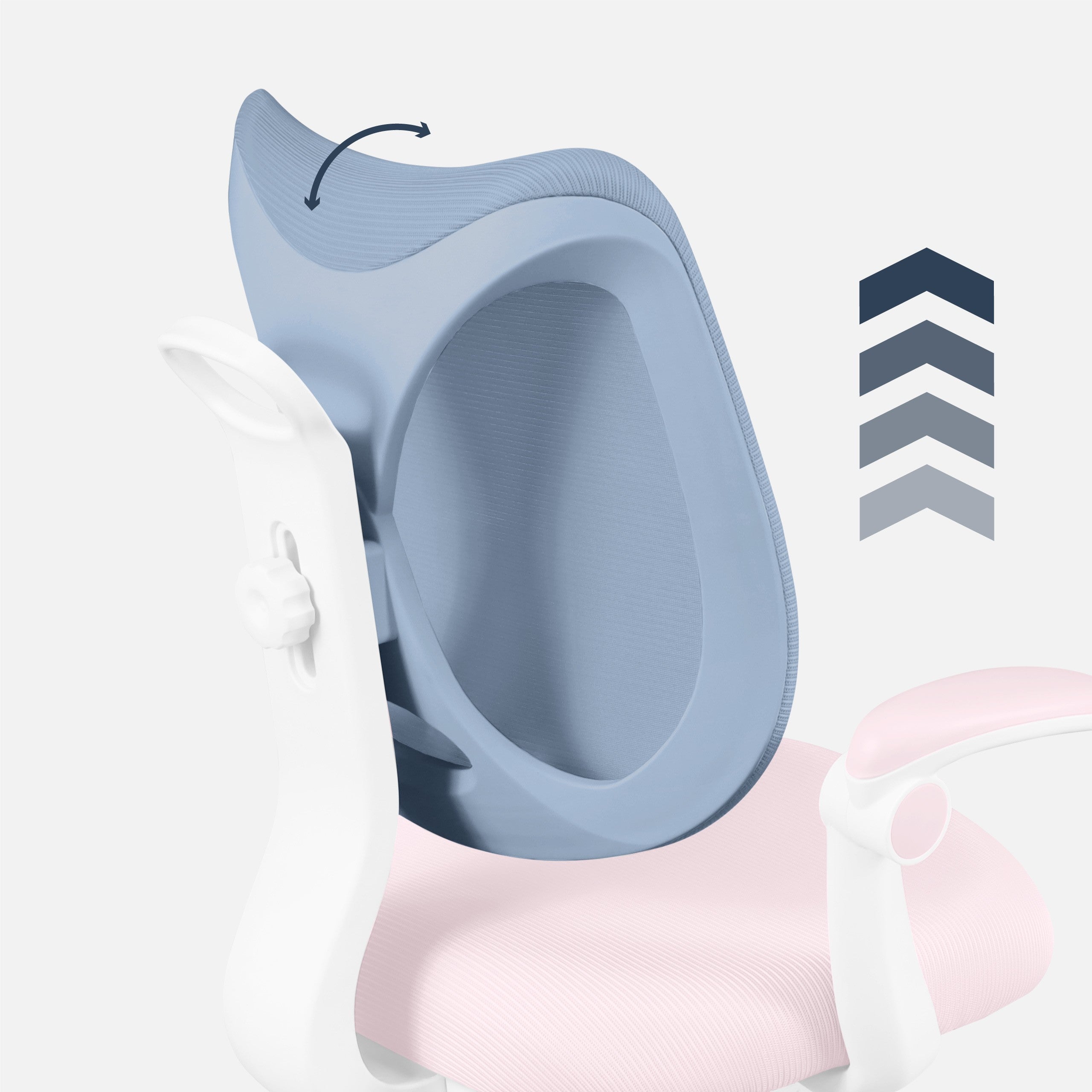 OUTLET Ergonomiczny fotel dla dzieci Mark Adler Junior 4.6 Pink