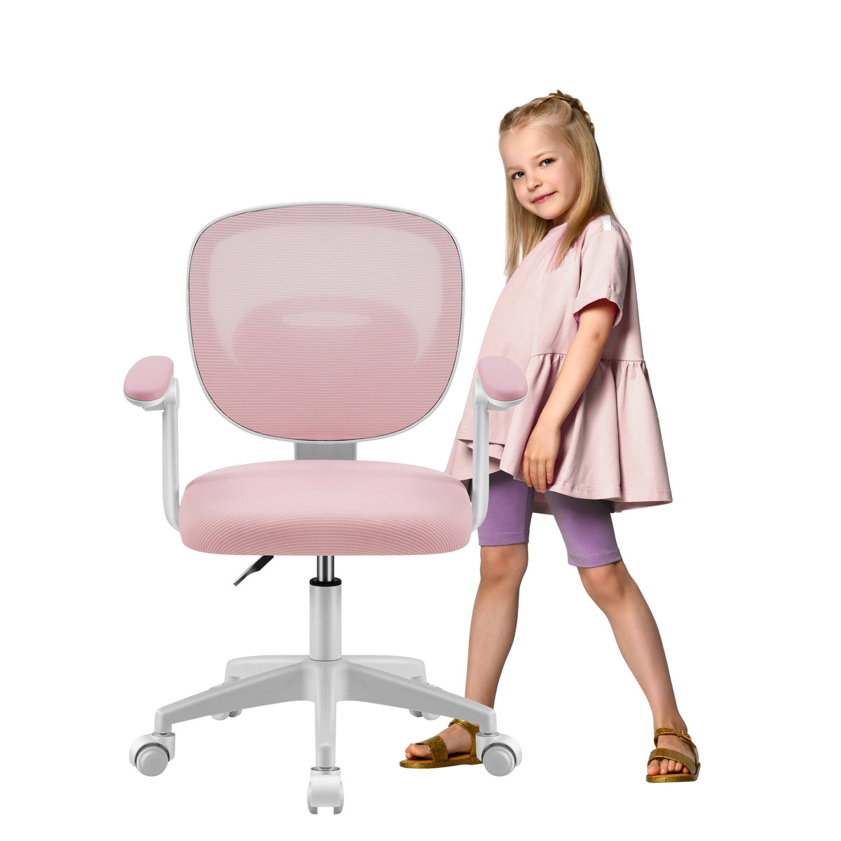 OUTLET Fotel regulowany dla dziecka Mark Adler Junior 3.0 Pink