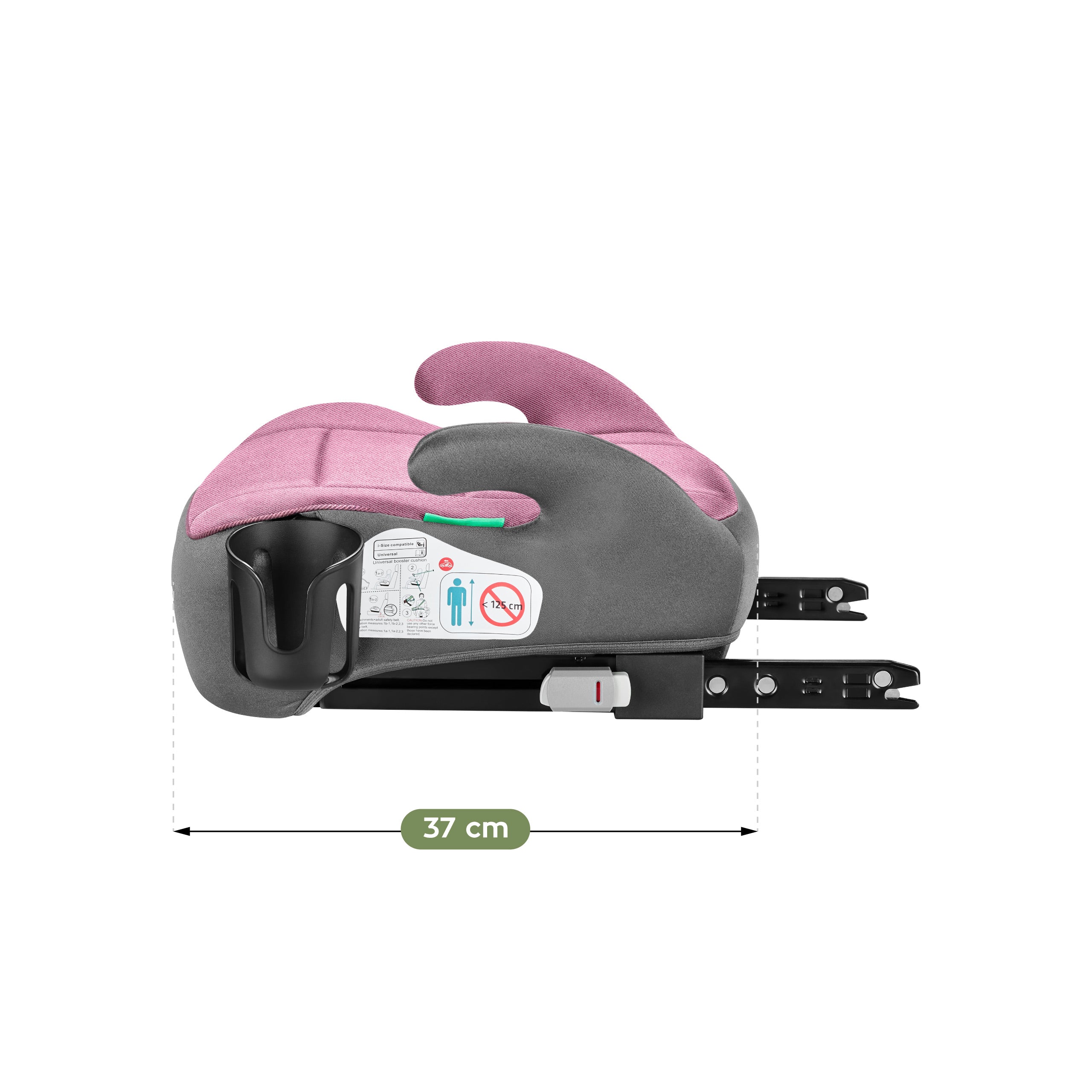 Fotelik samochodowy podstawka Tulano Cabby 30 Pink-Grey