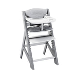 Krzesełko do karmienia drewniane Tulano Morsel 40 Grey-White