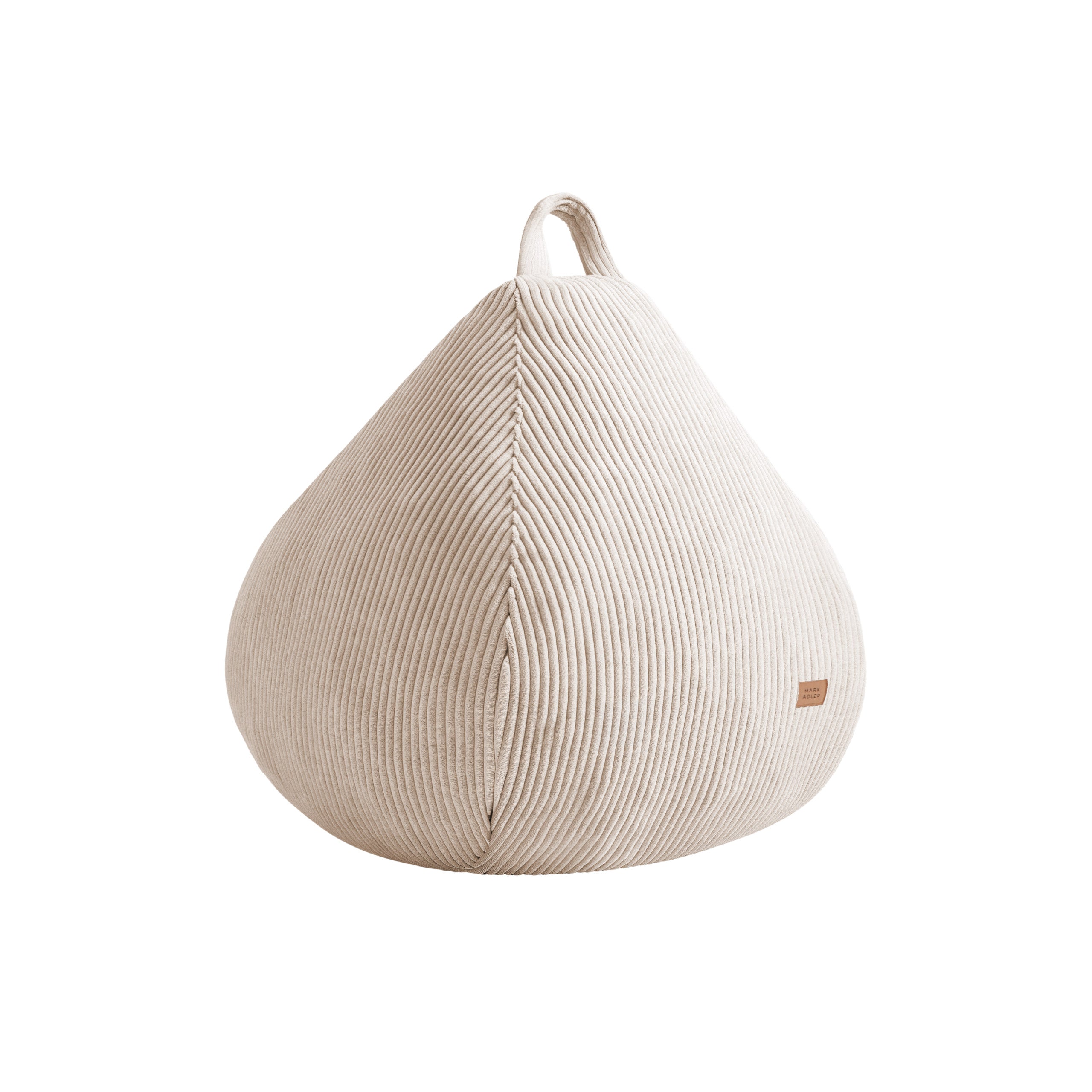 Sztruksowa pufa worek beżowa Mark Adler Comfy 1.0 Beige