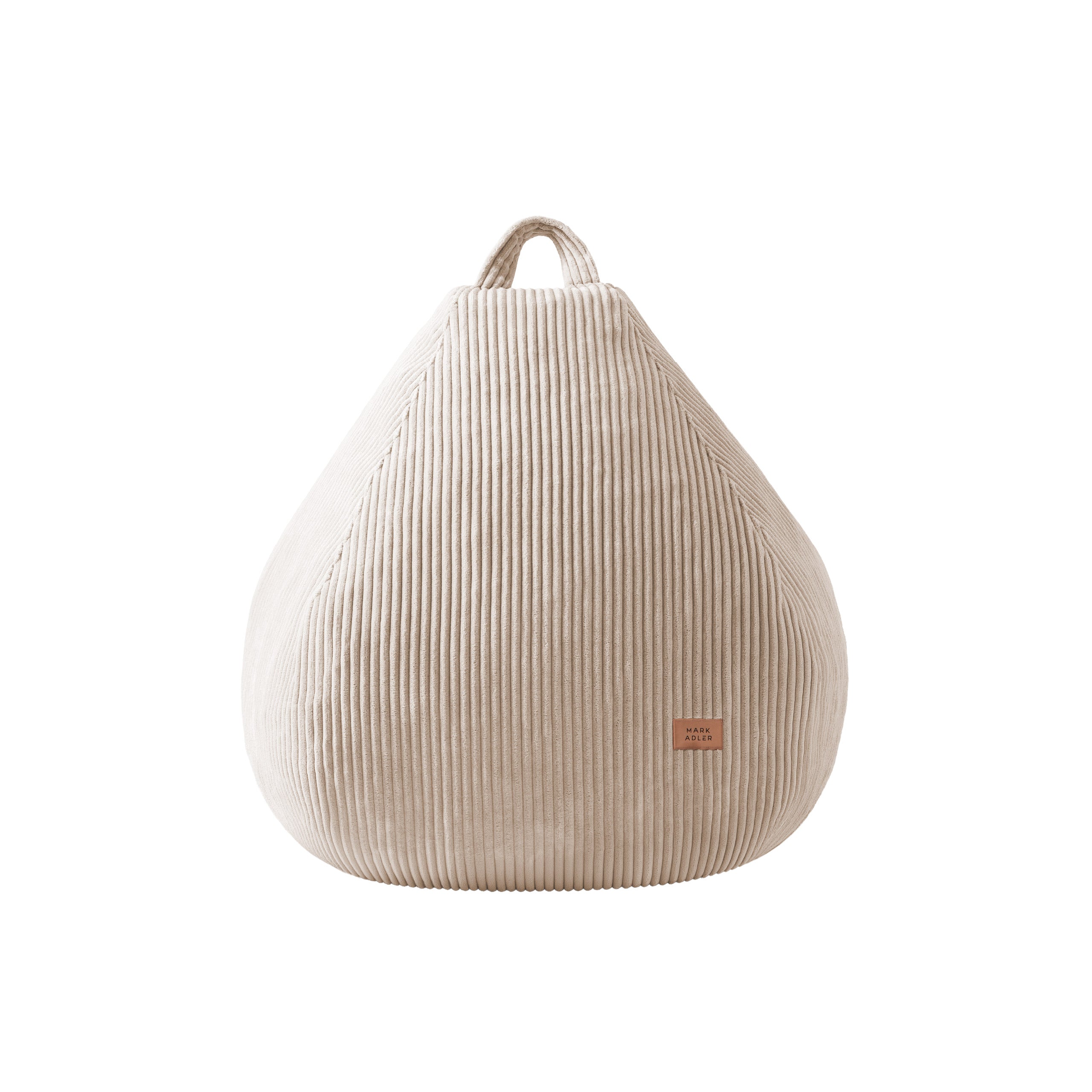 Sztruksowa pufa worek beżowa Mark Adler Comfy 1.0 Beige