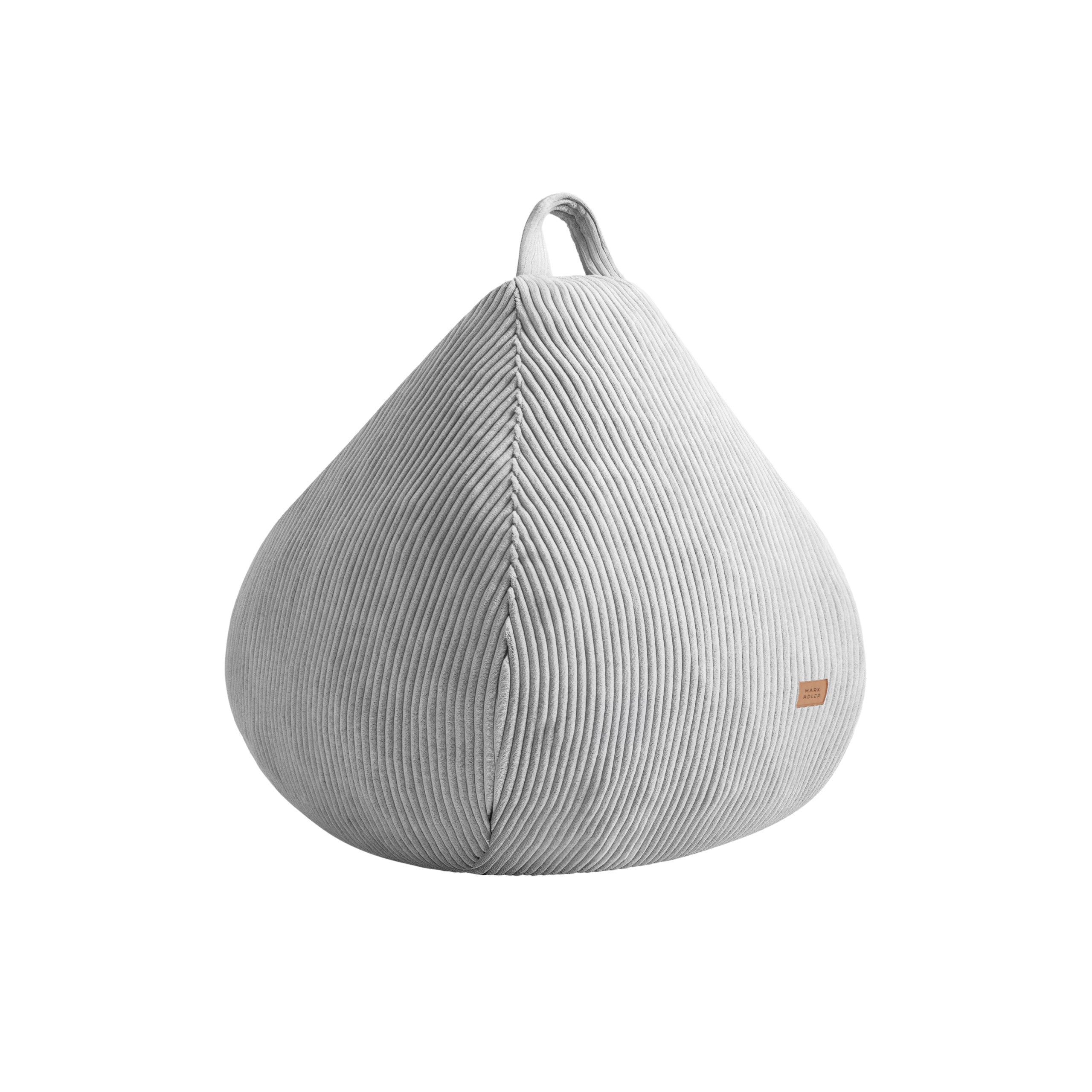 Sztruksowa pufa worek szara Mark Adler Comfy 1.0 Grey