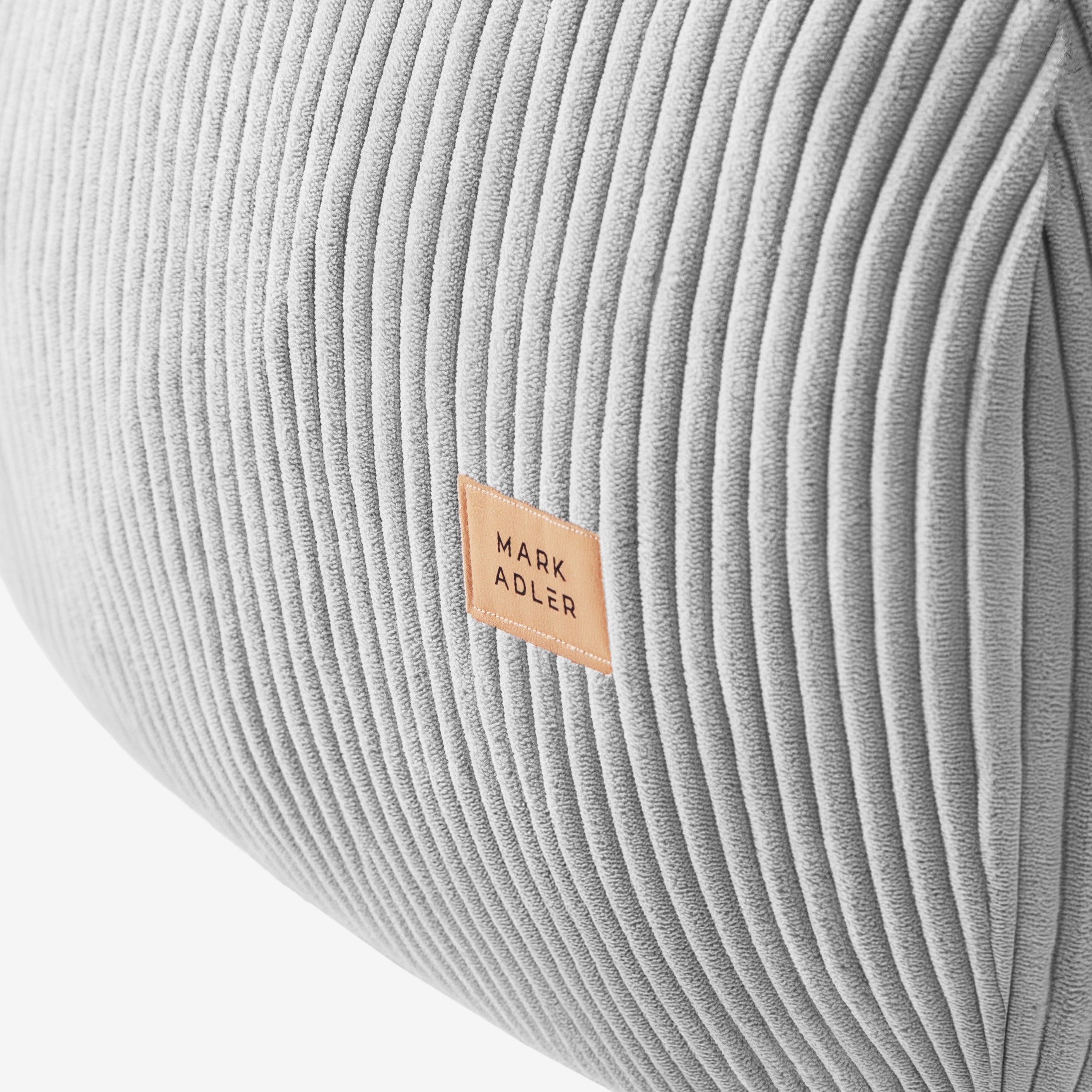Sztruksowa pufa worek szara Mark Adler Comfy 1.0 Grey