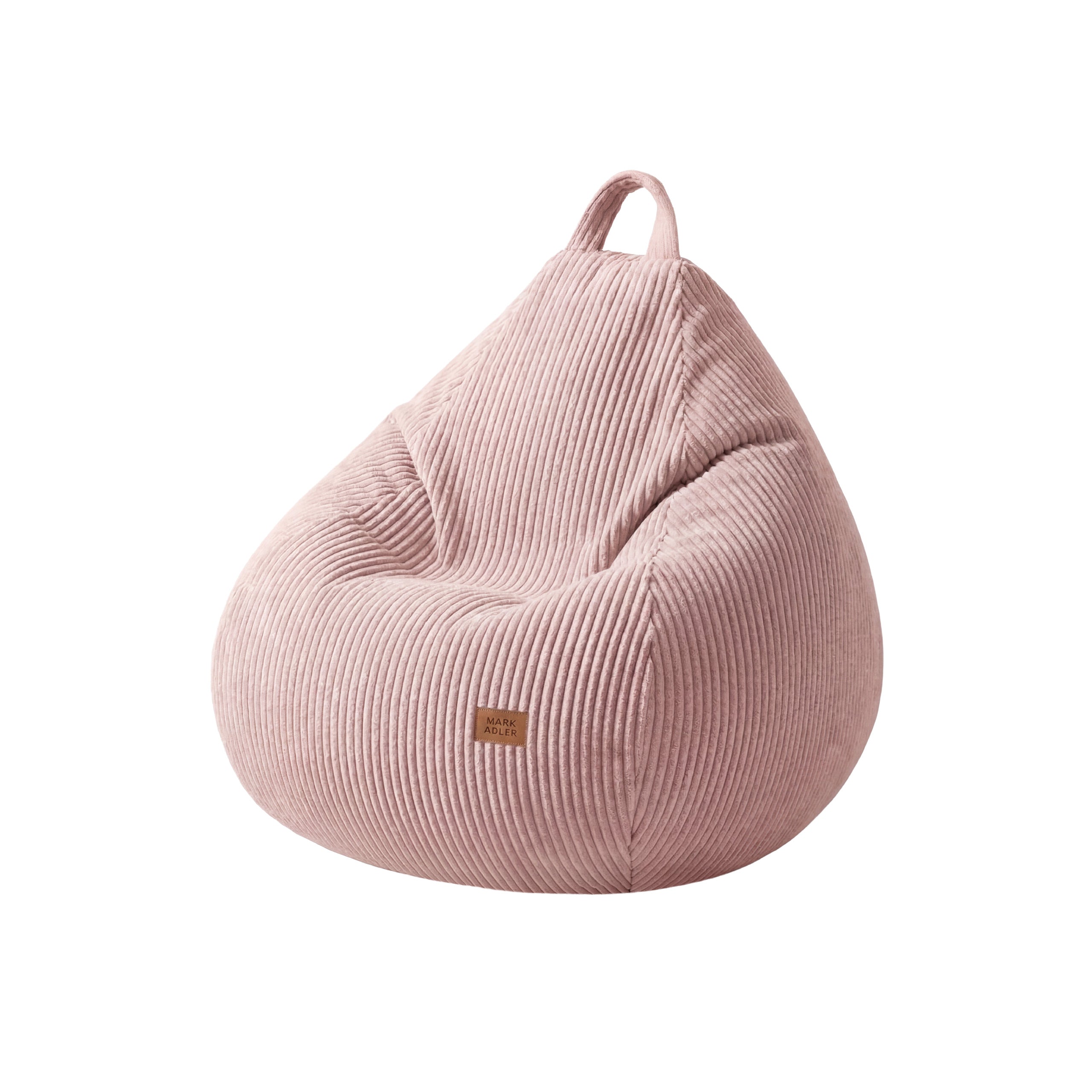 Sztruksowa pufa worek szara Mark Adler Comfy 1.0 Pink