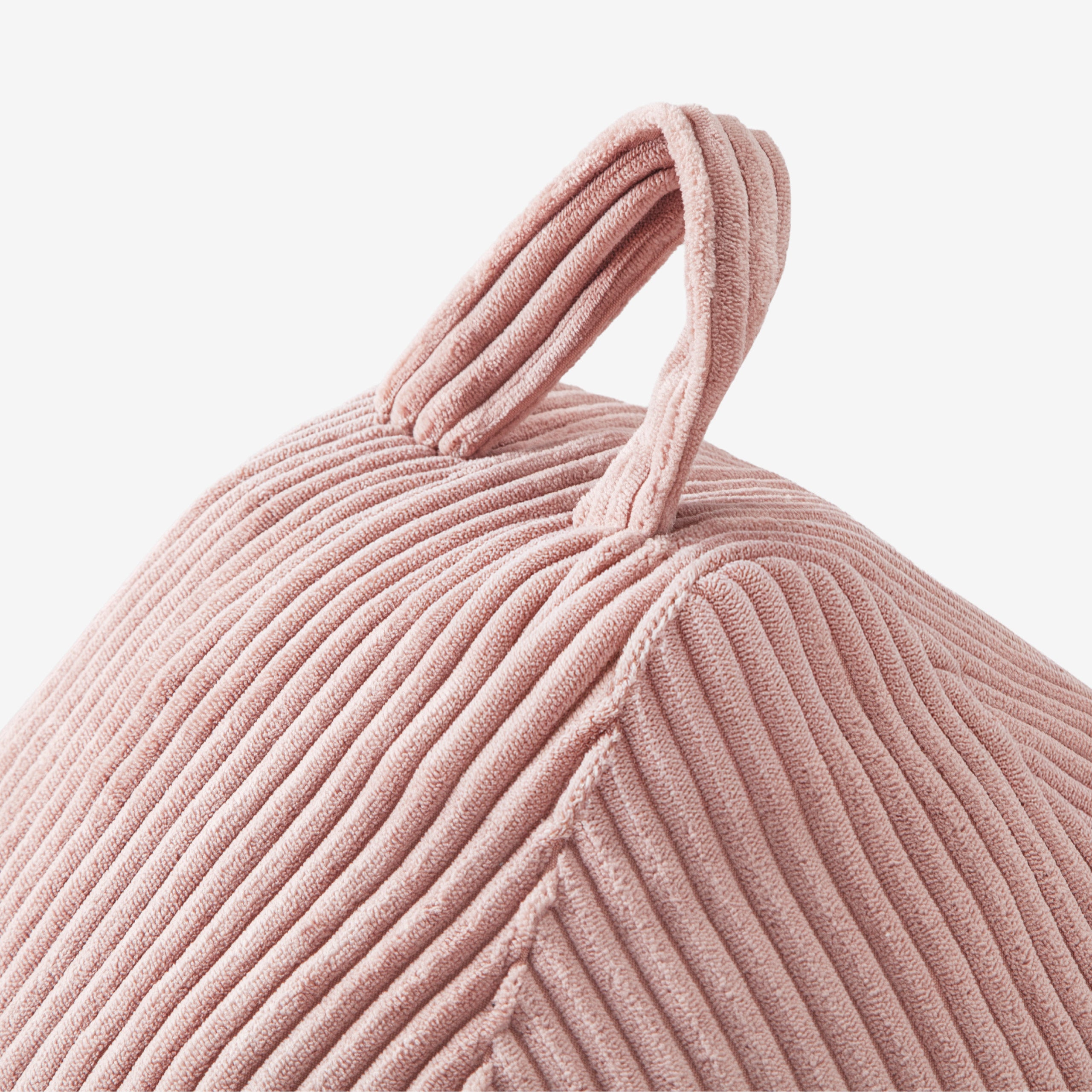 Sztruksowa pufa worek szara Mark Adler Comfy 1.0 Pink