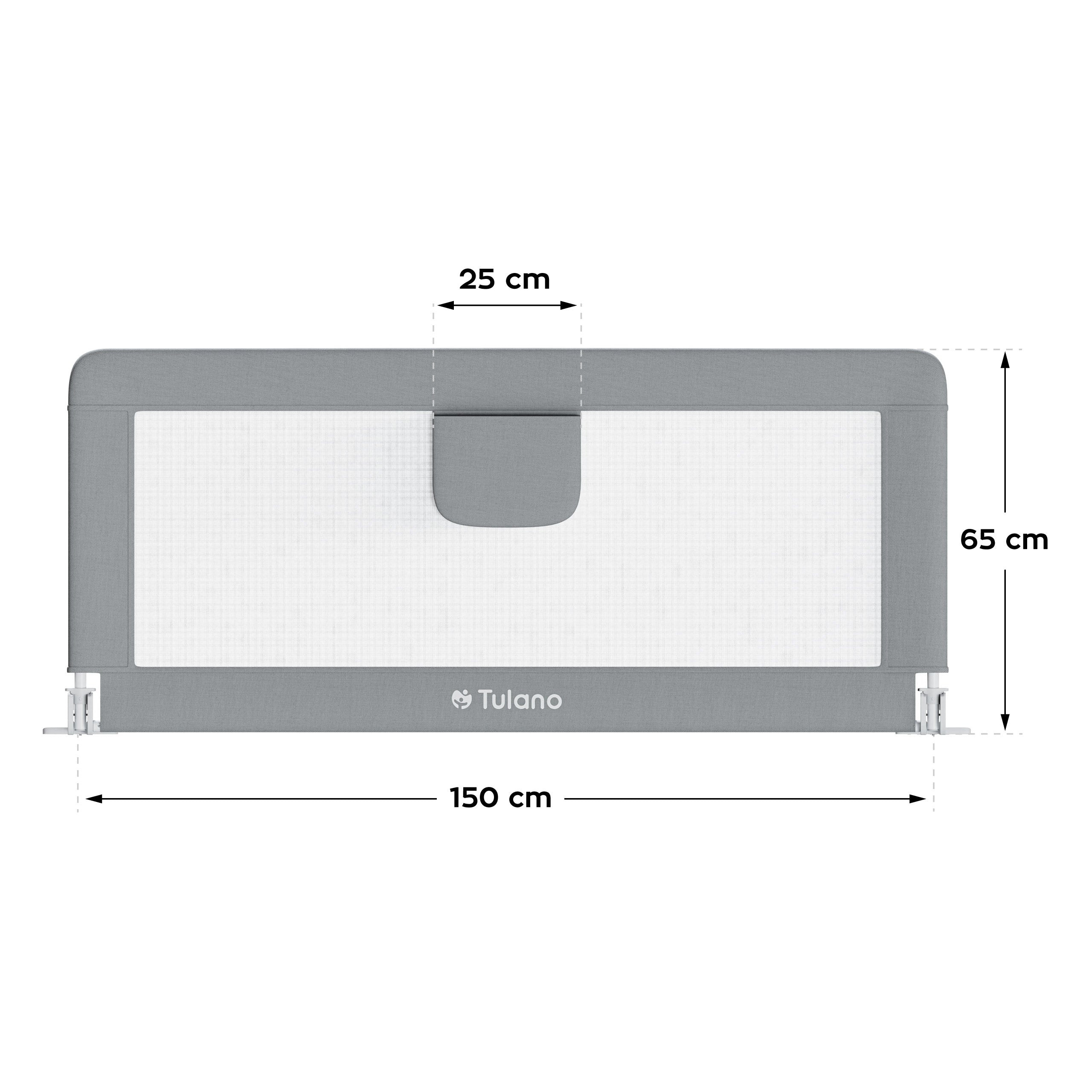 Barierka ochronna do łóżka 150 cm Tulano Cover 15