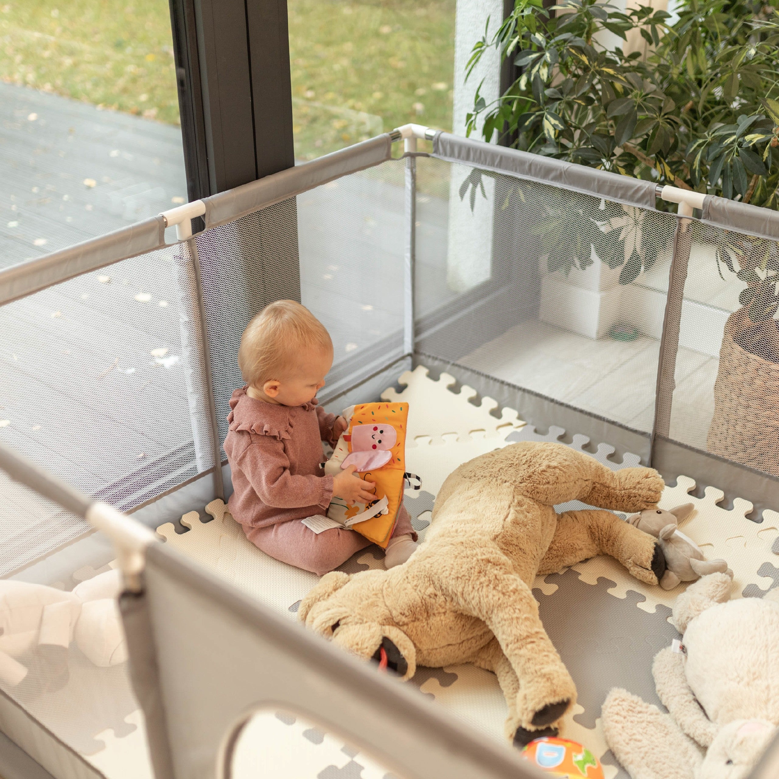 OUTLET Kojec dla dzieci Tulano Cozy 20 Beige - 130 cm