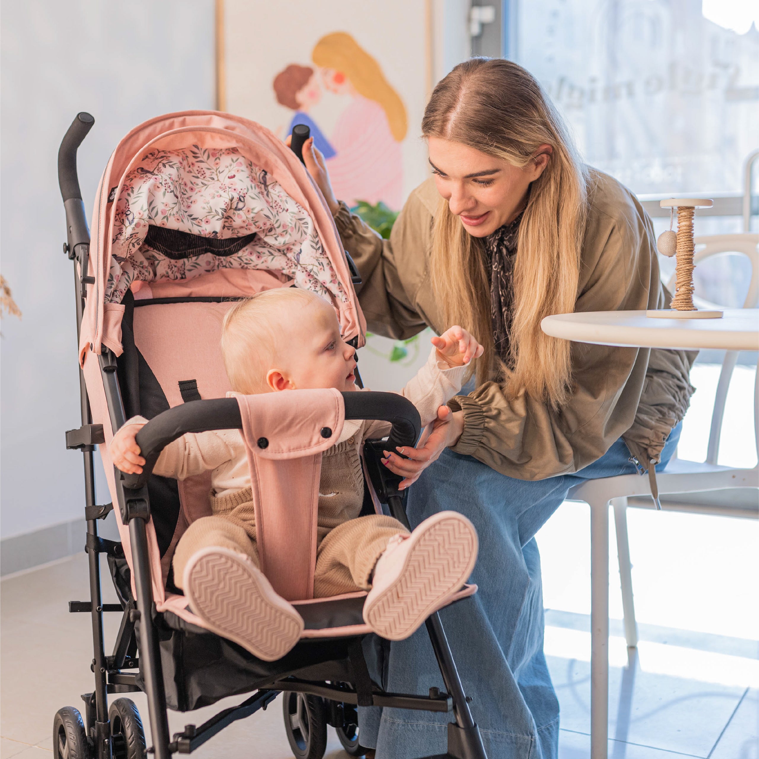 Wózek spacerowy Tulano Davos 35 Pink