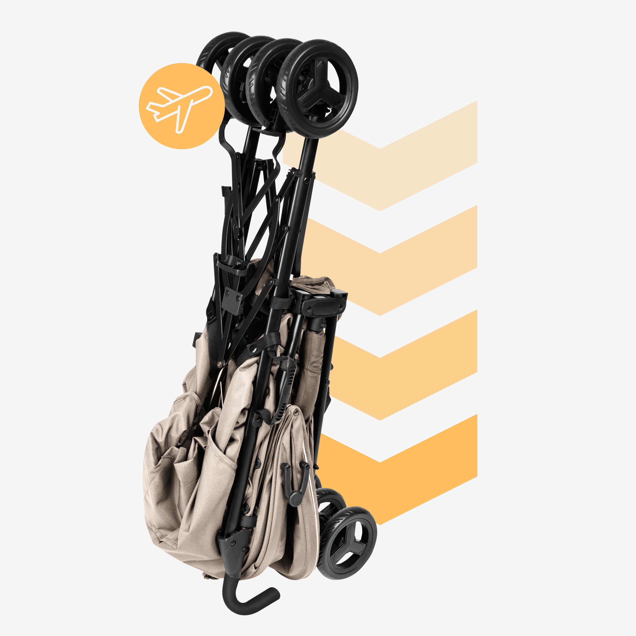 Wózek spacerowy Tulano Davos 35 Beige