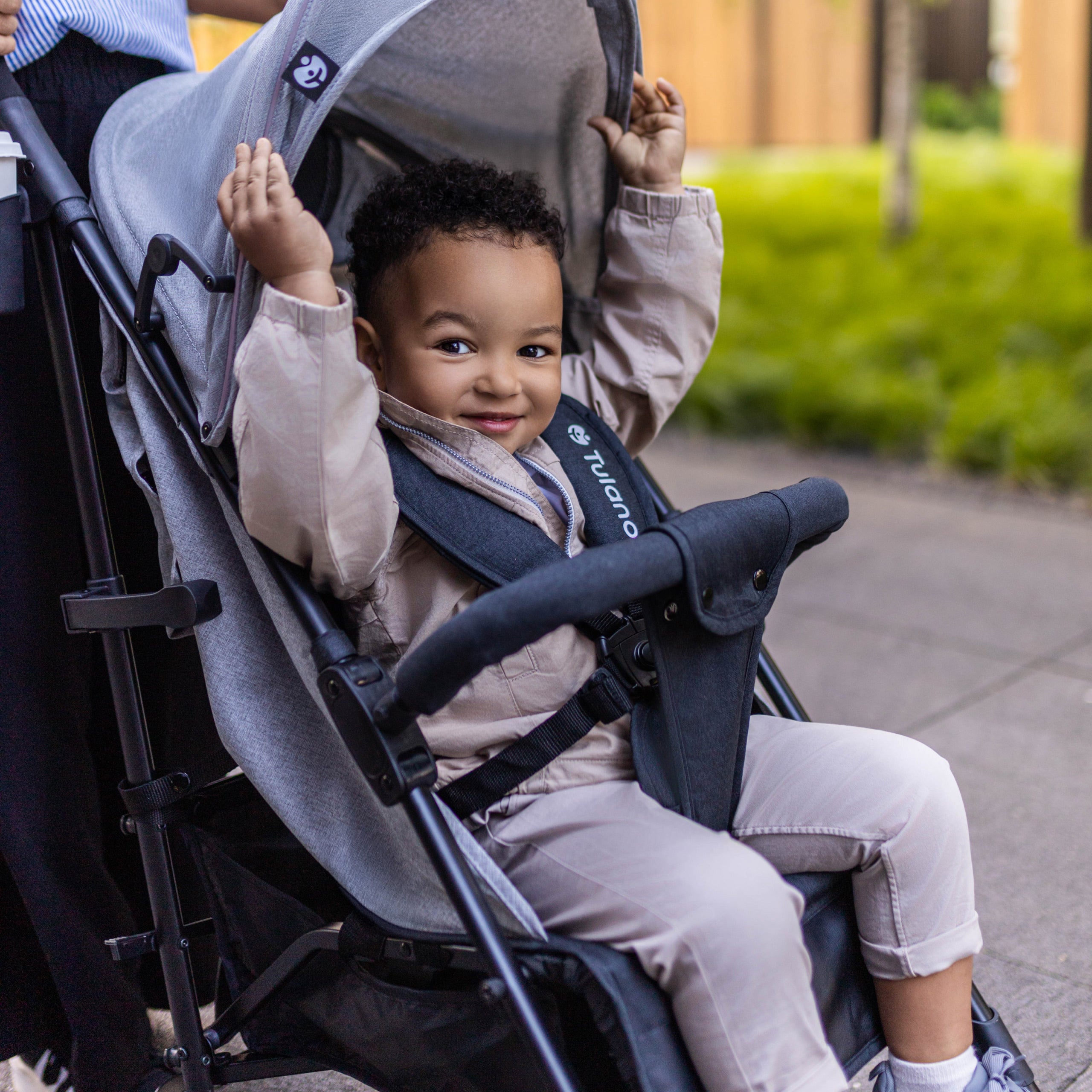 Wózek spacerowy Tulano Davos 35 Grey-Black