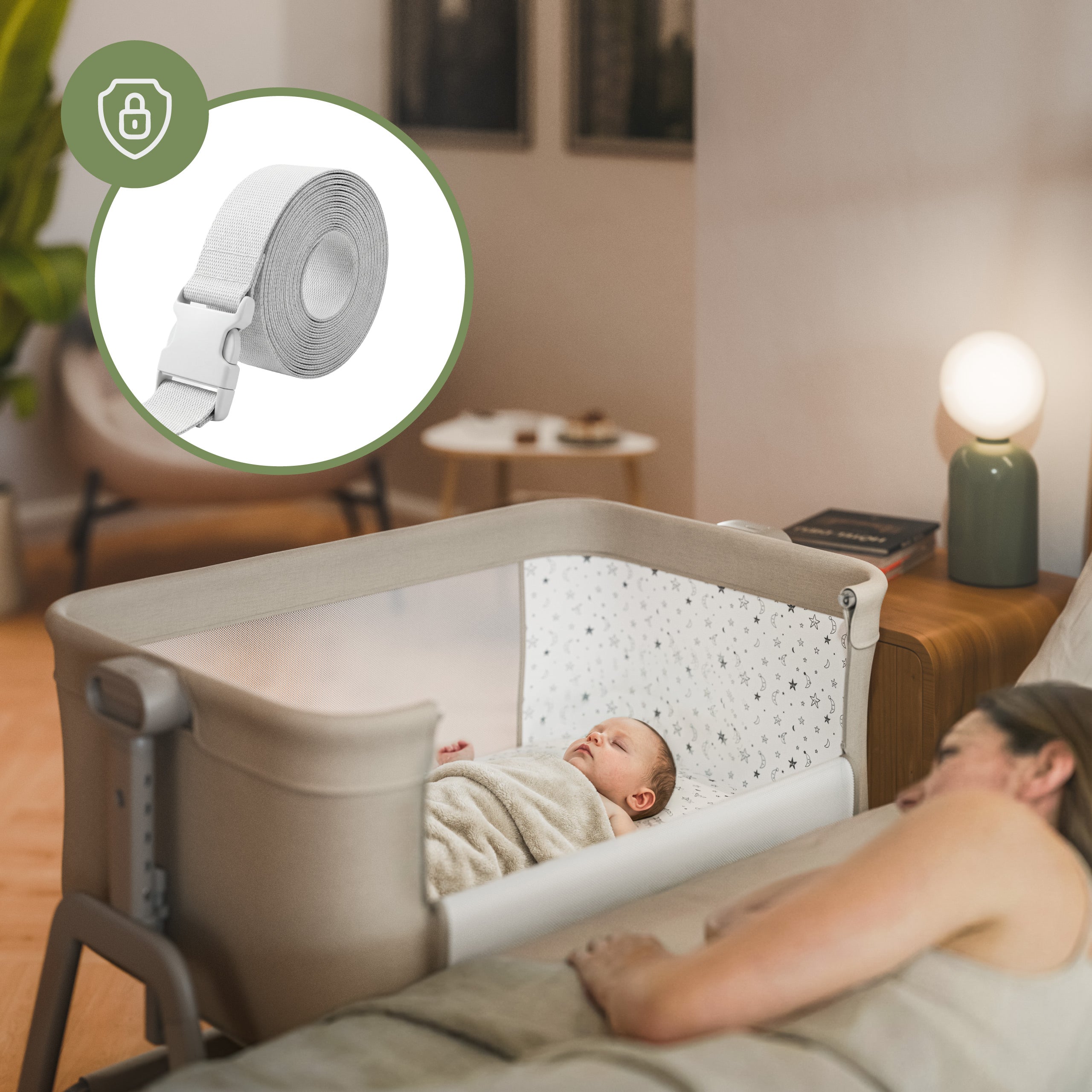 Łóżeczko dostawne 3w1 Tulano Dream 50 Beige