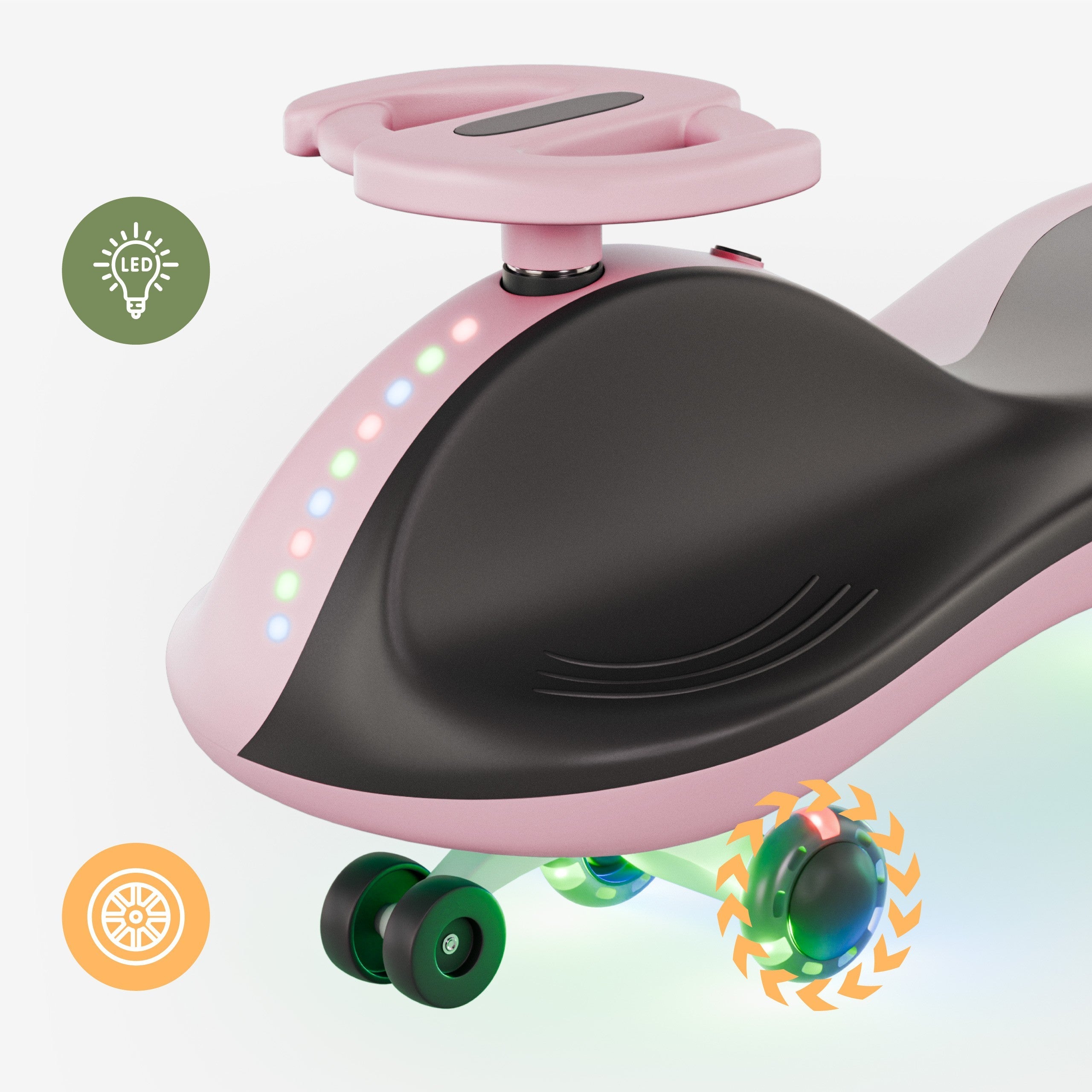 OUTLET Jeździk dla dzieci grawitacyjny LED Tulano Focus 35 Pink