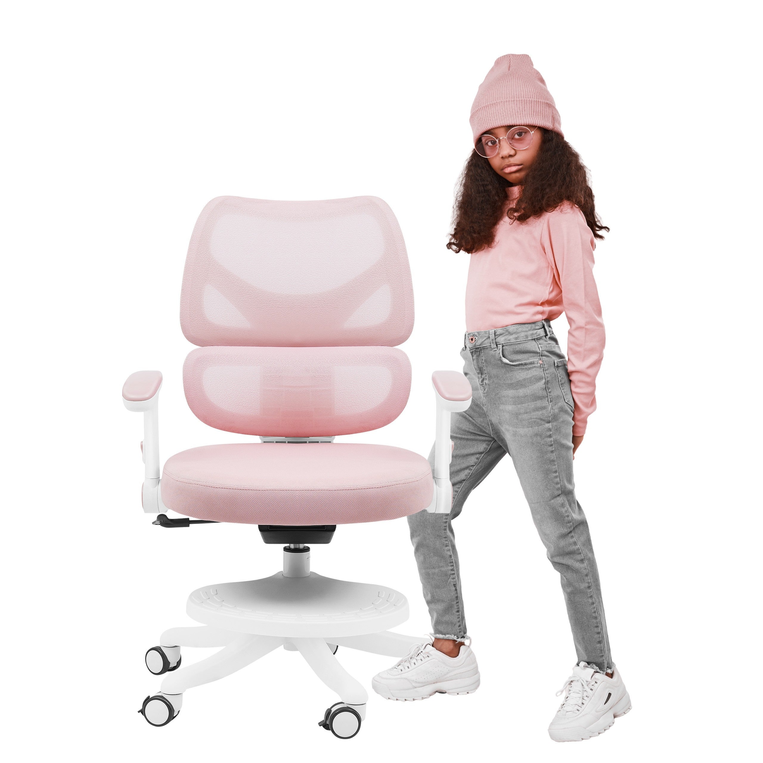 OUTLET Fotel obrotowy Mark Adler Junior 5.3 Pink