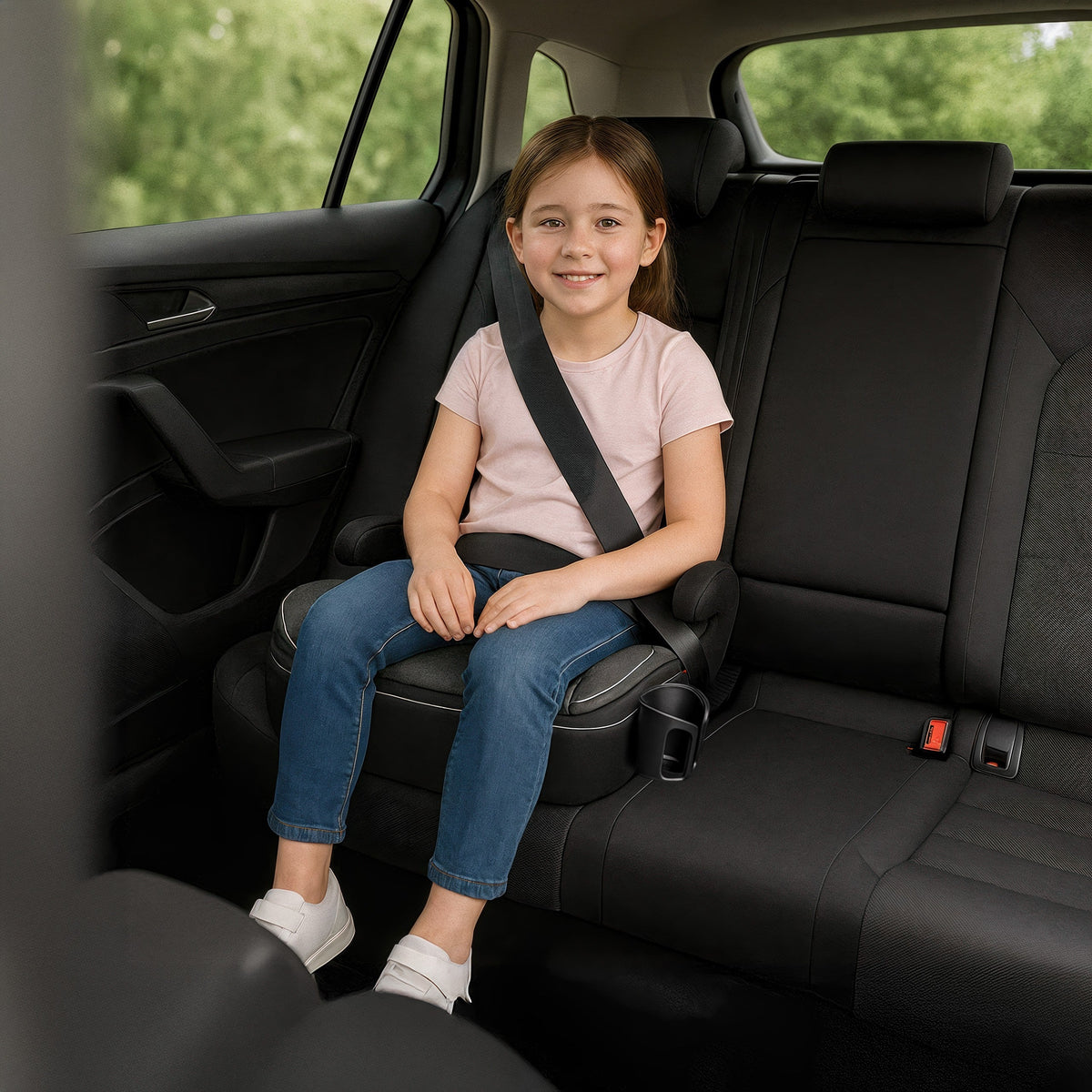 OUTLET Fotelik samochodowy podstawka Tulano Cabby 30 Grey 125-150cm I-Size