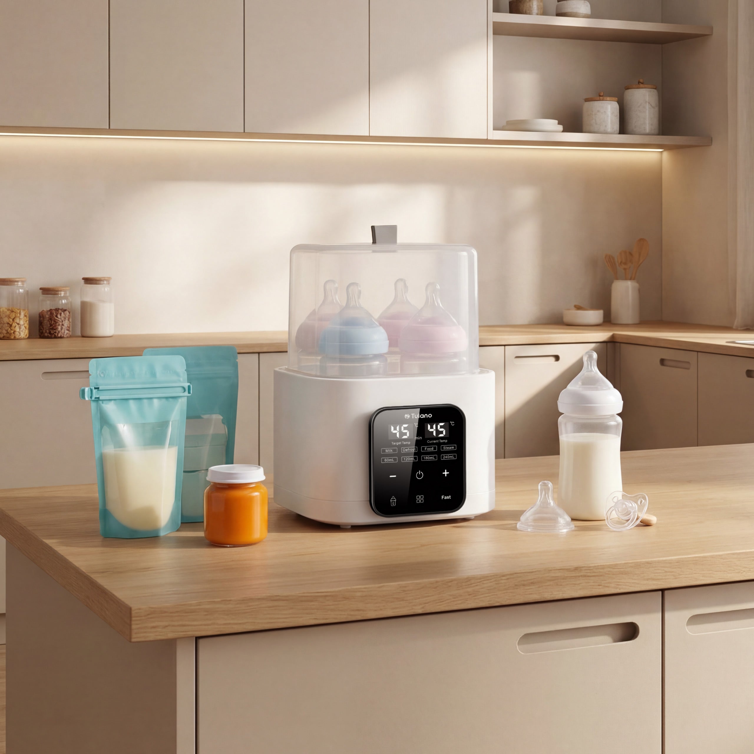 Podgrzewacz i sterylizator do butelek 8w1 Tulano Ellie 55