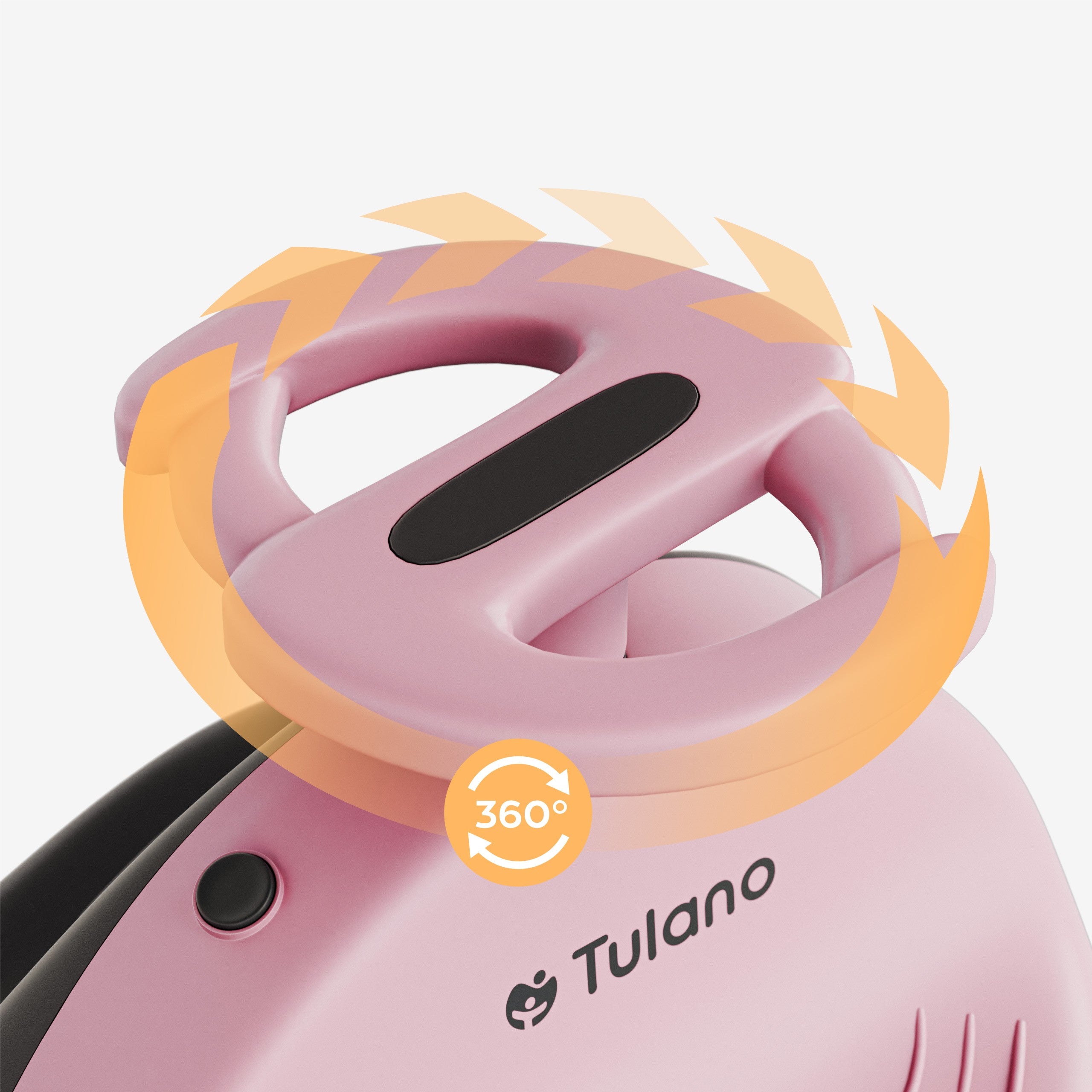 Jeździk dla dzieci grawitacyjny LED Tulano Focus 35 Pink