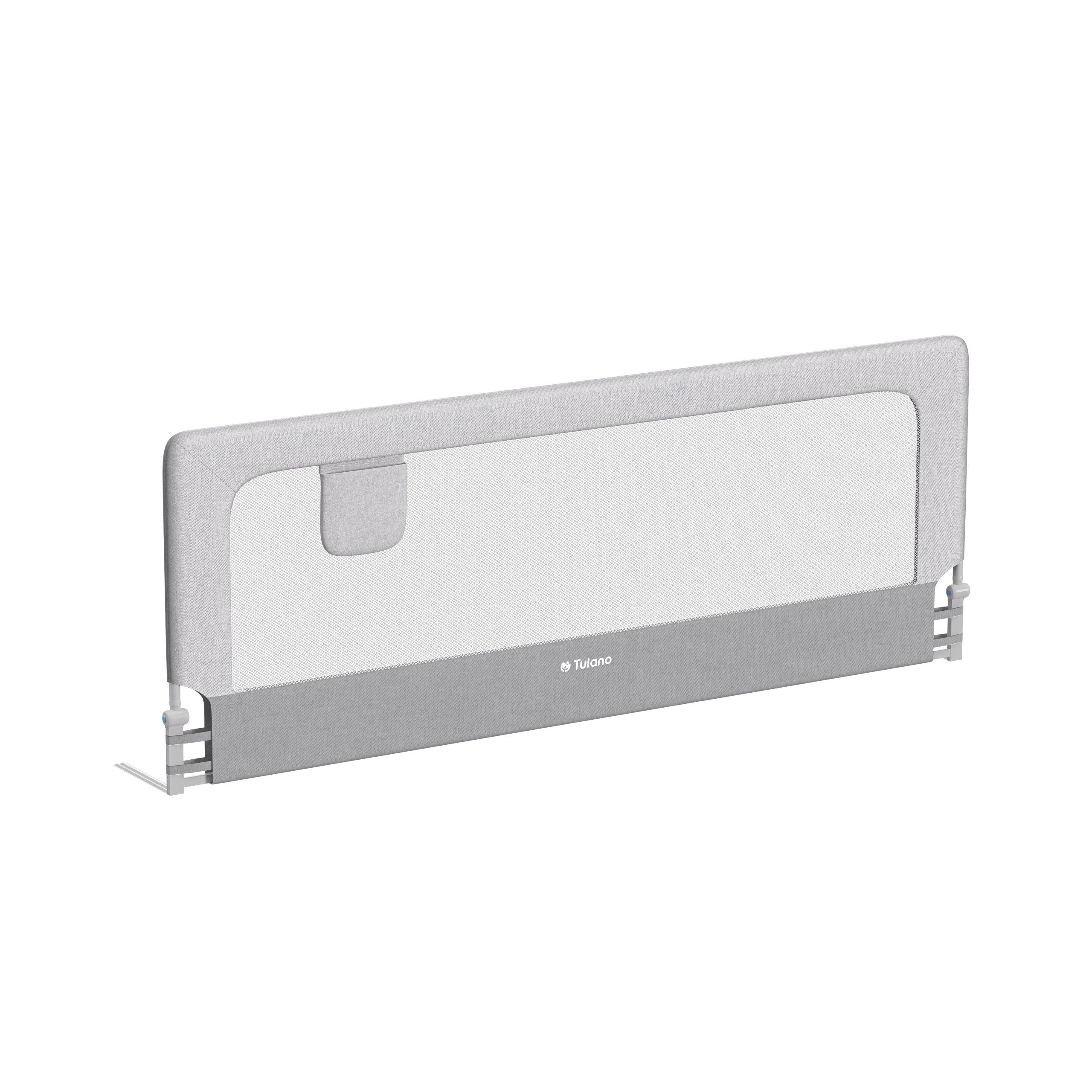 Barierka ochronna do łóżka 200cm Tulano Cover 30 White-Grey