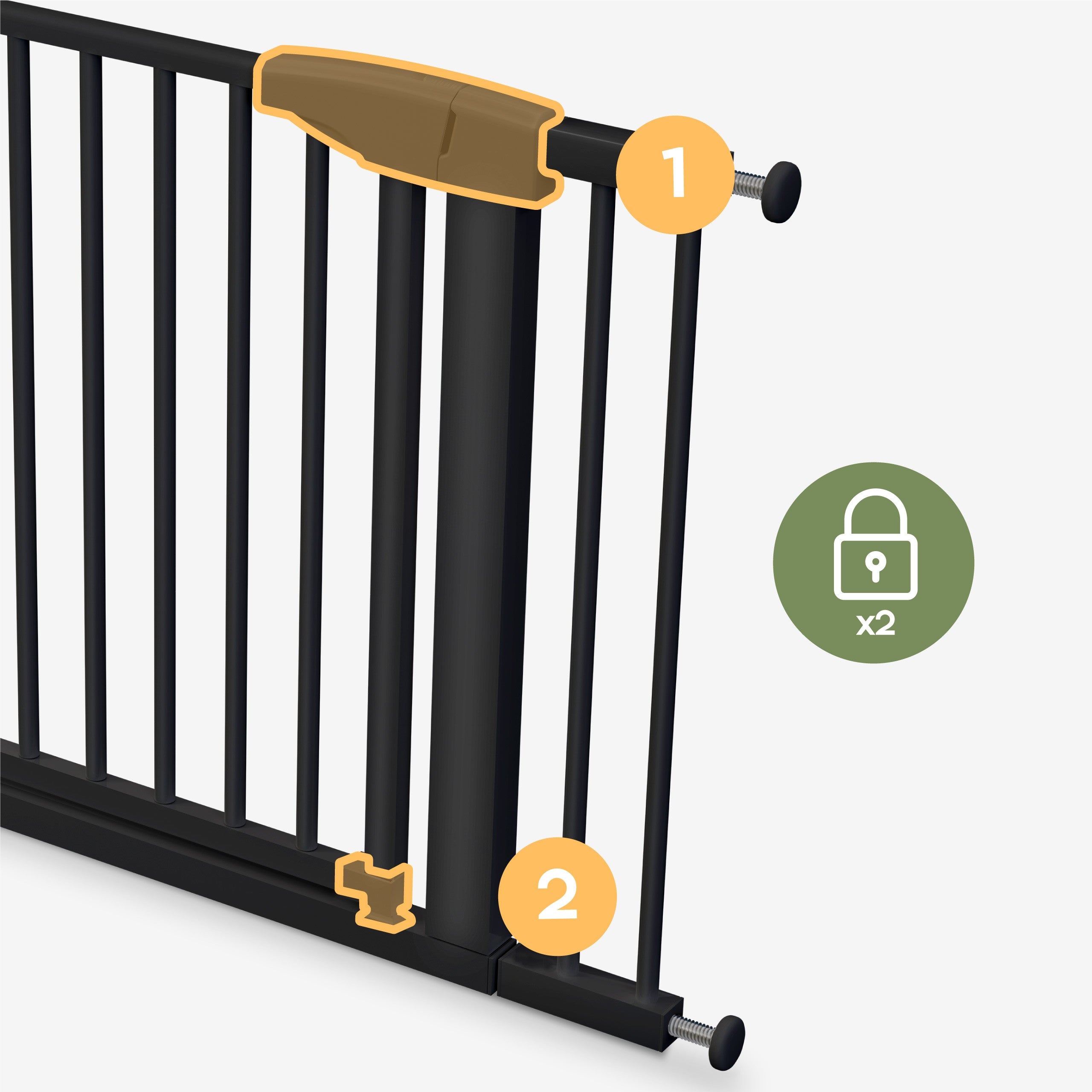 Barierka rozporowa Tulano Guardian 3.0 Black