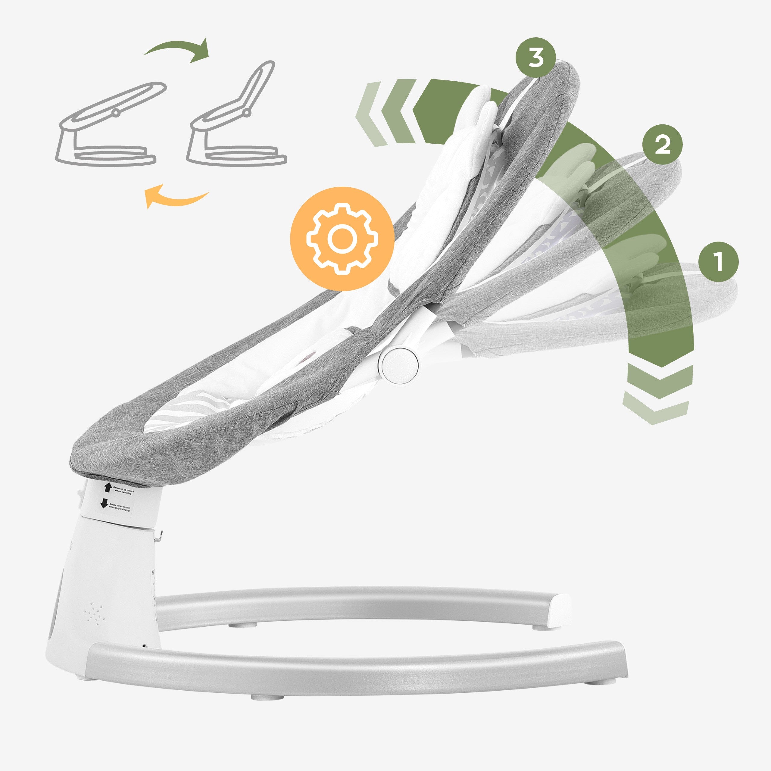 OUTLET Bujaczek leżaczek elektroniczny Tulano Astrid 35