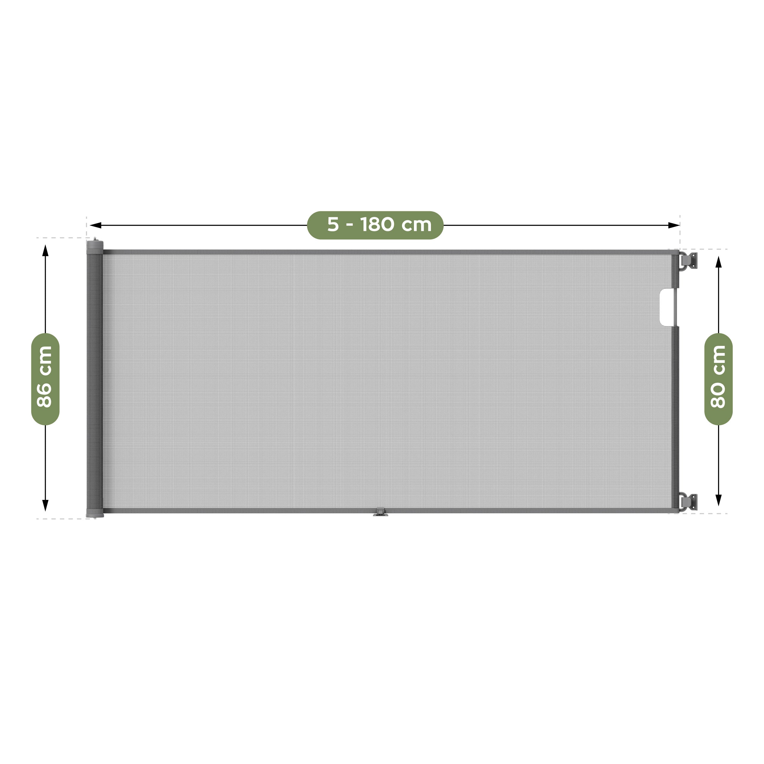 Bramka rozwijana 180 cm Tulano Guardian 1.8