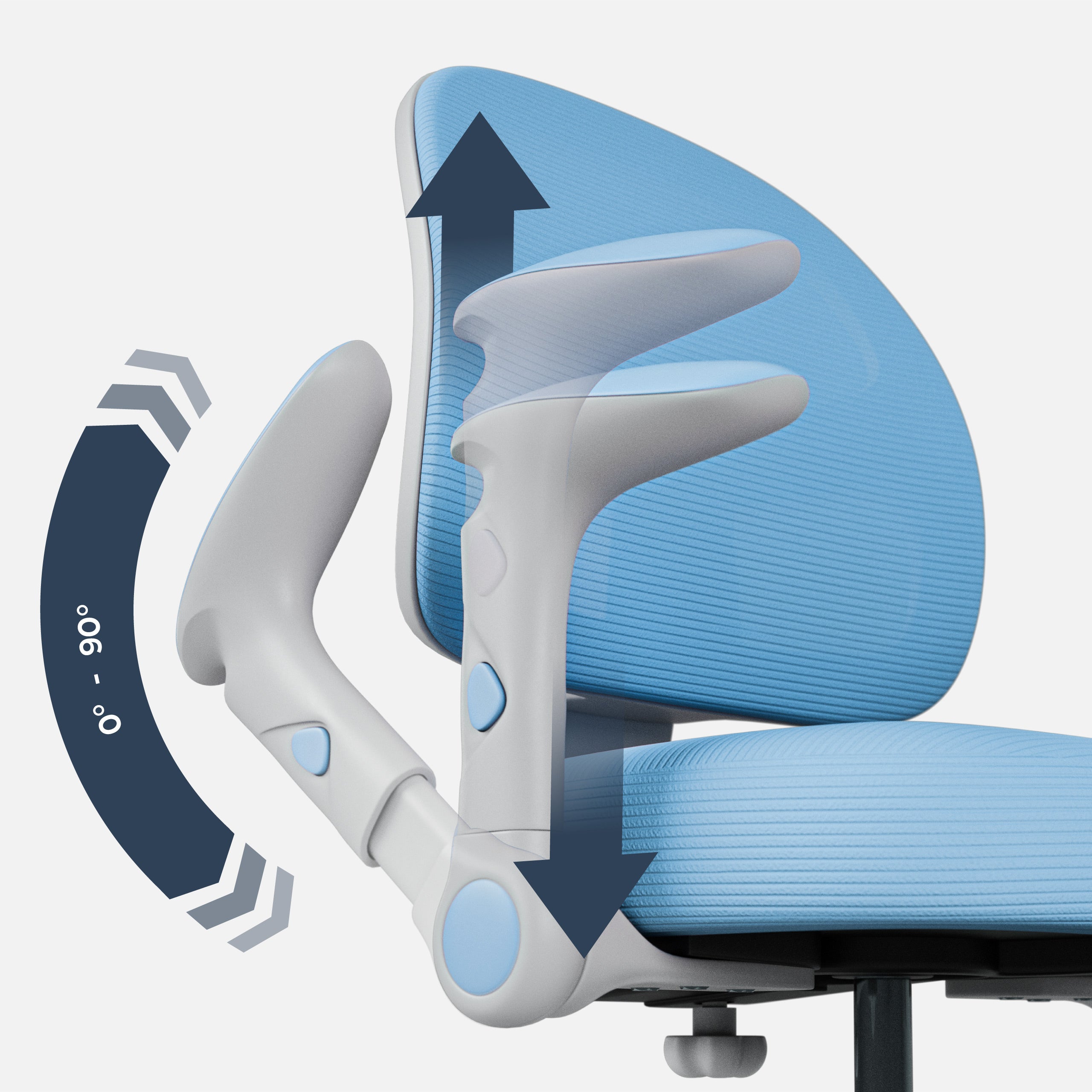 Regulowane podłokietniki