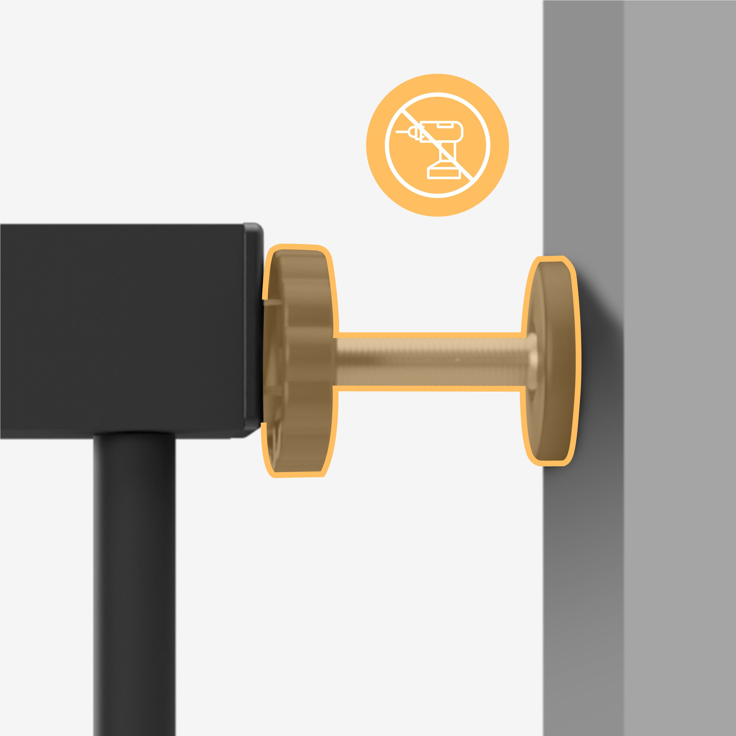 Bezpieczny montaż do futryny