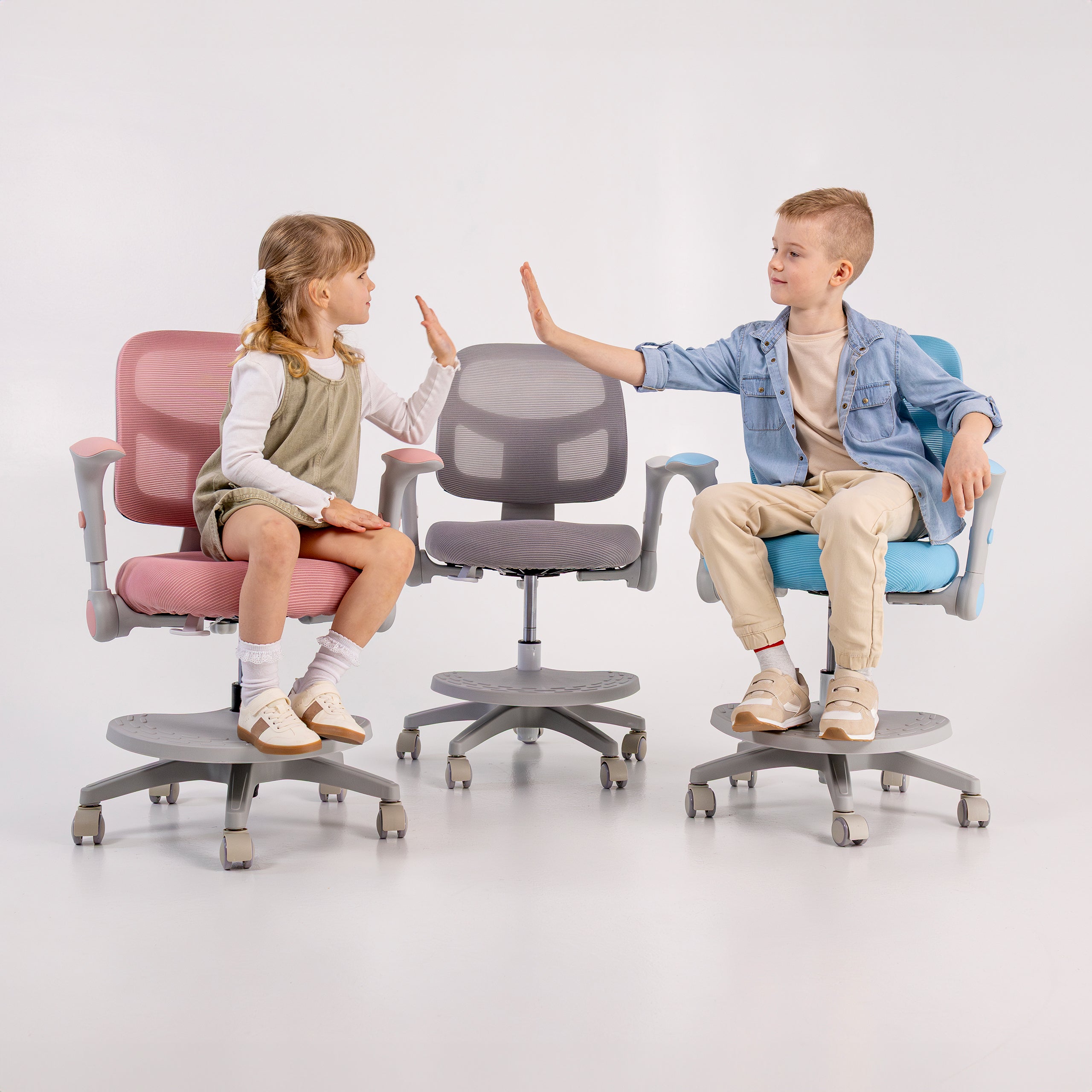 Ergonomiczny fotel obrotowy dla dzieci