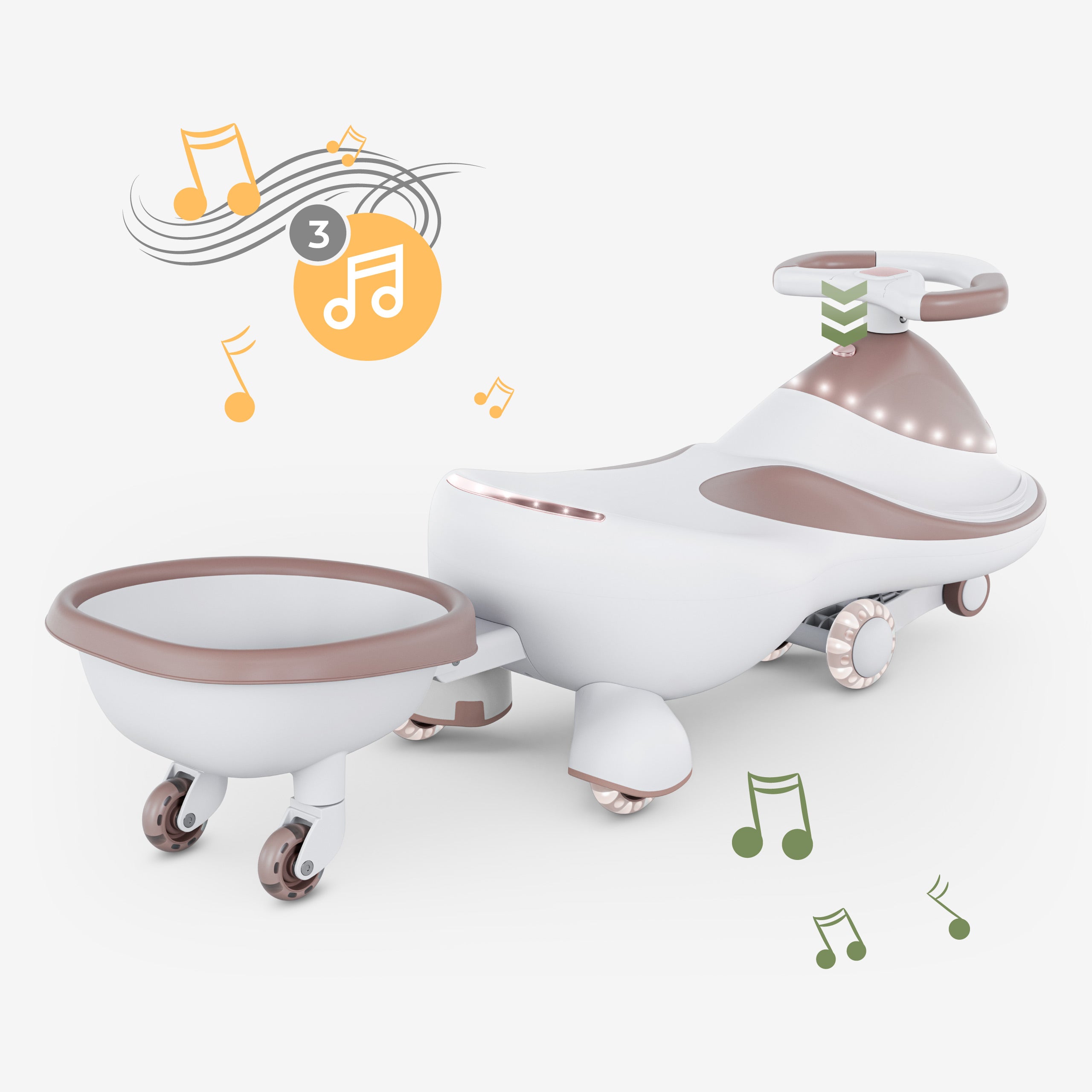 Panel muzyczny z 3 wesołymi melodiami