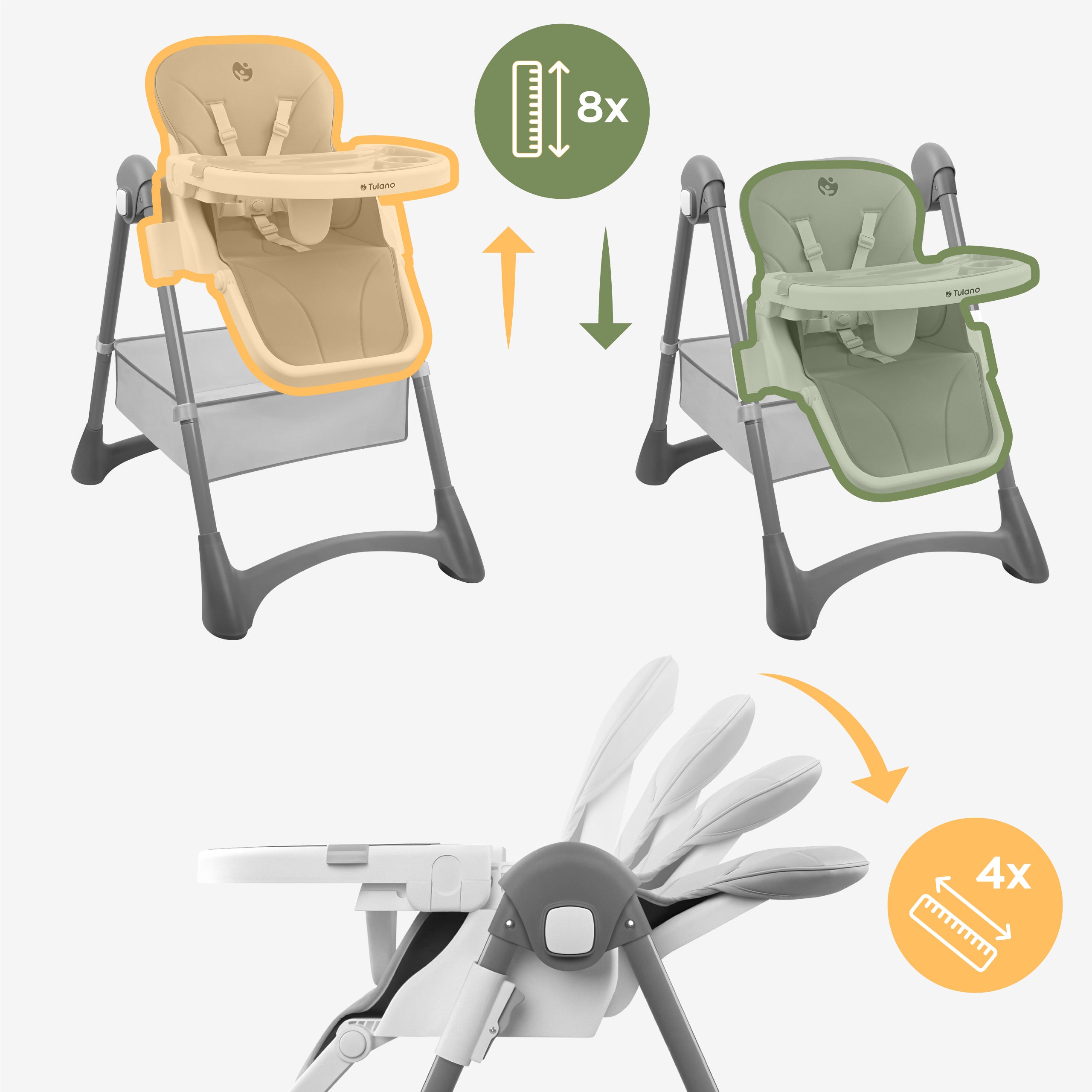 4-stopniowa regulacja oparcia