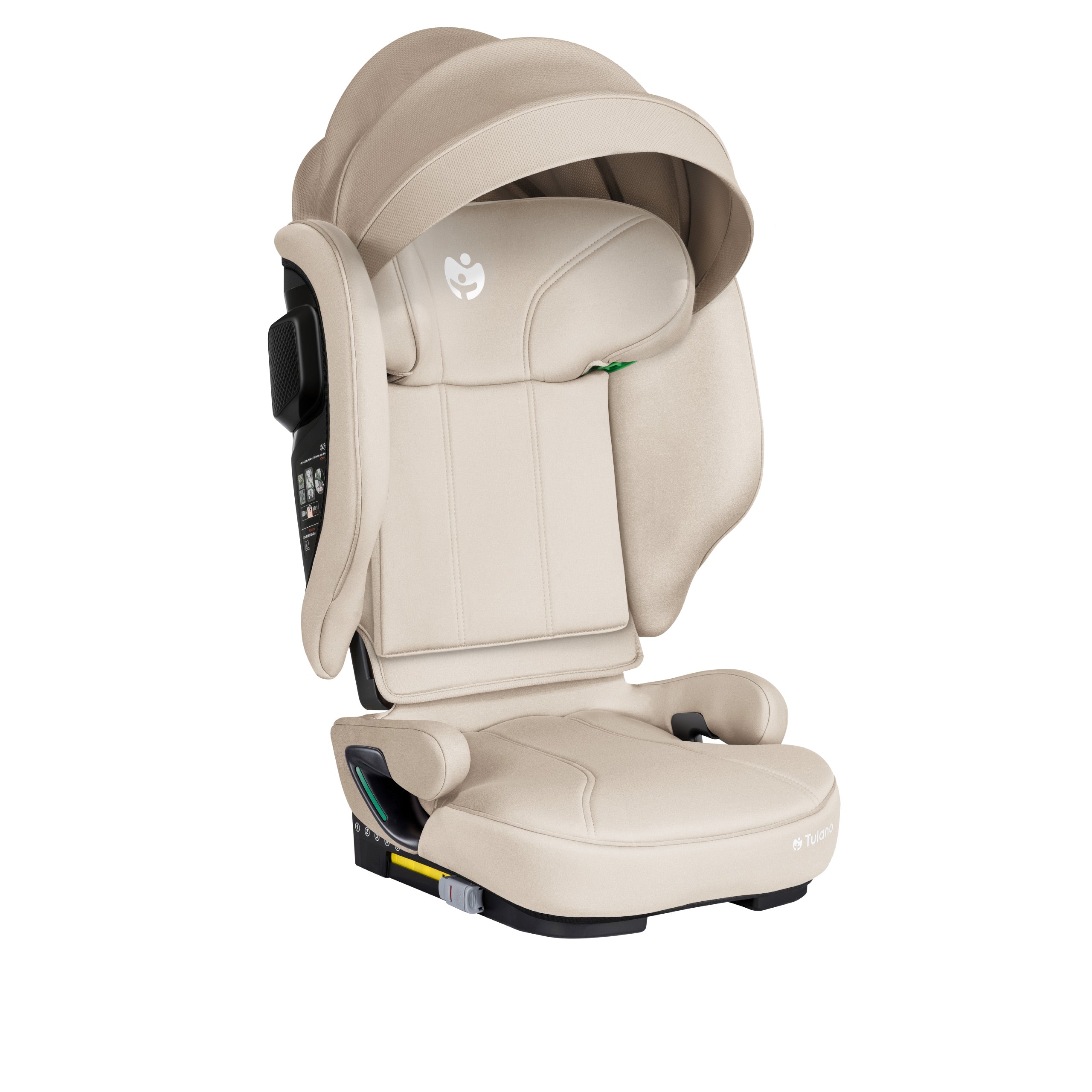 Fotelik samochodowy dla dzieci 100 - 150 cm Tulano Joy 55 Beige I-Size