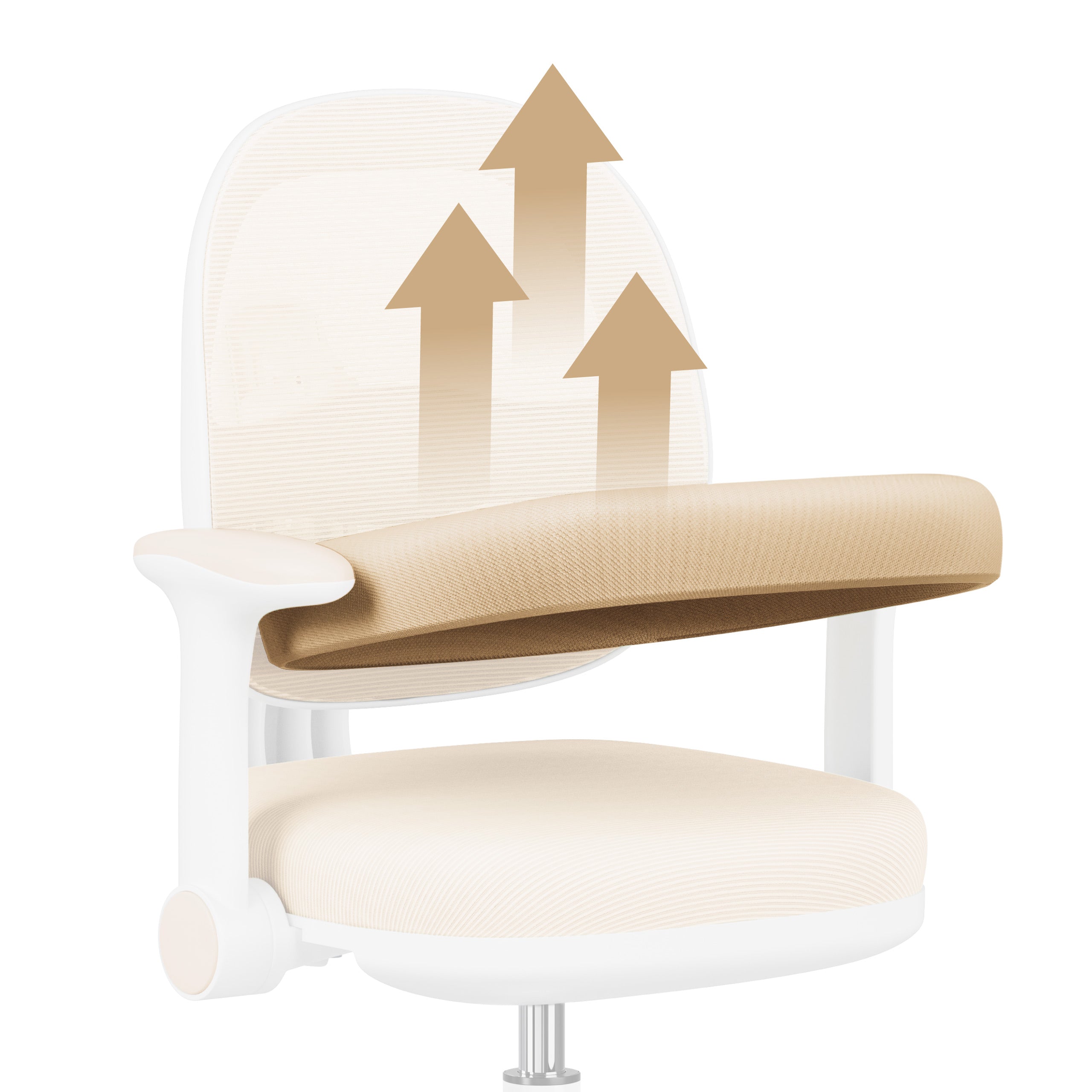 OUTLET Ergonomiczny fotel do biurka dla dziecka Mark Adler Junior 3.6 Beige