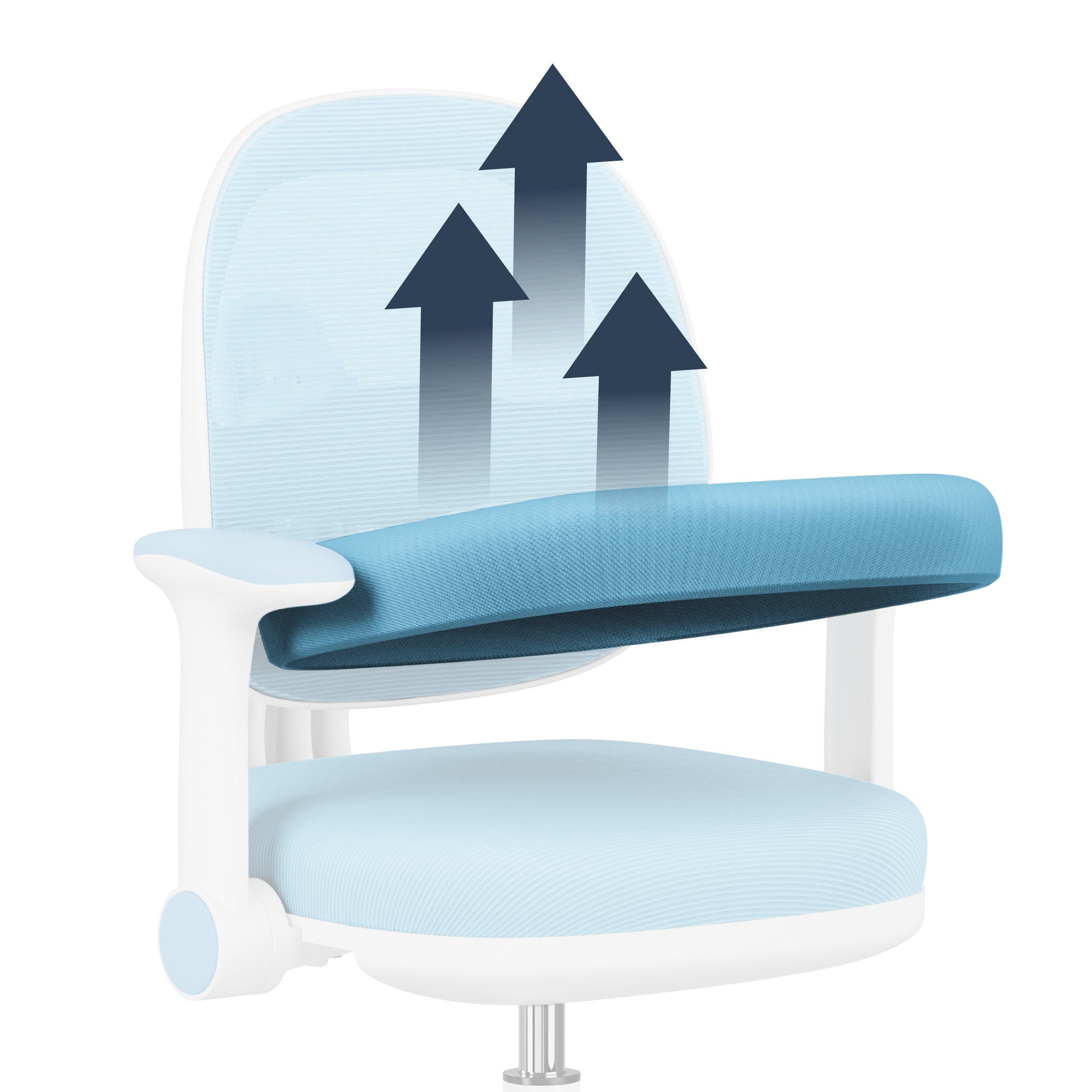 OUTLET Ergonomiczny fotel do biurka dla dziecka Mark Adler Junior 3.6 Blue