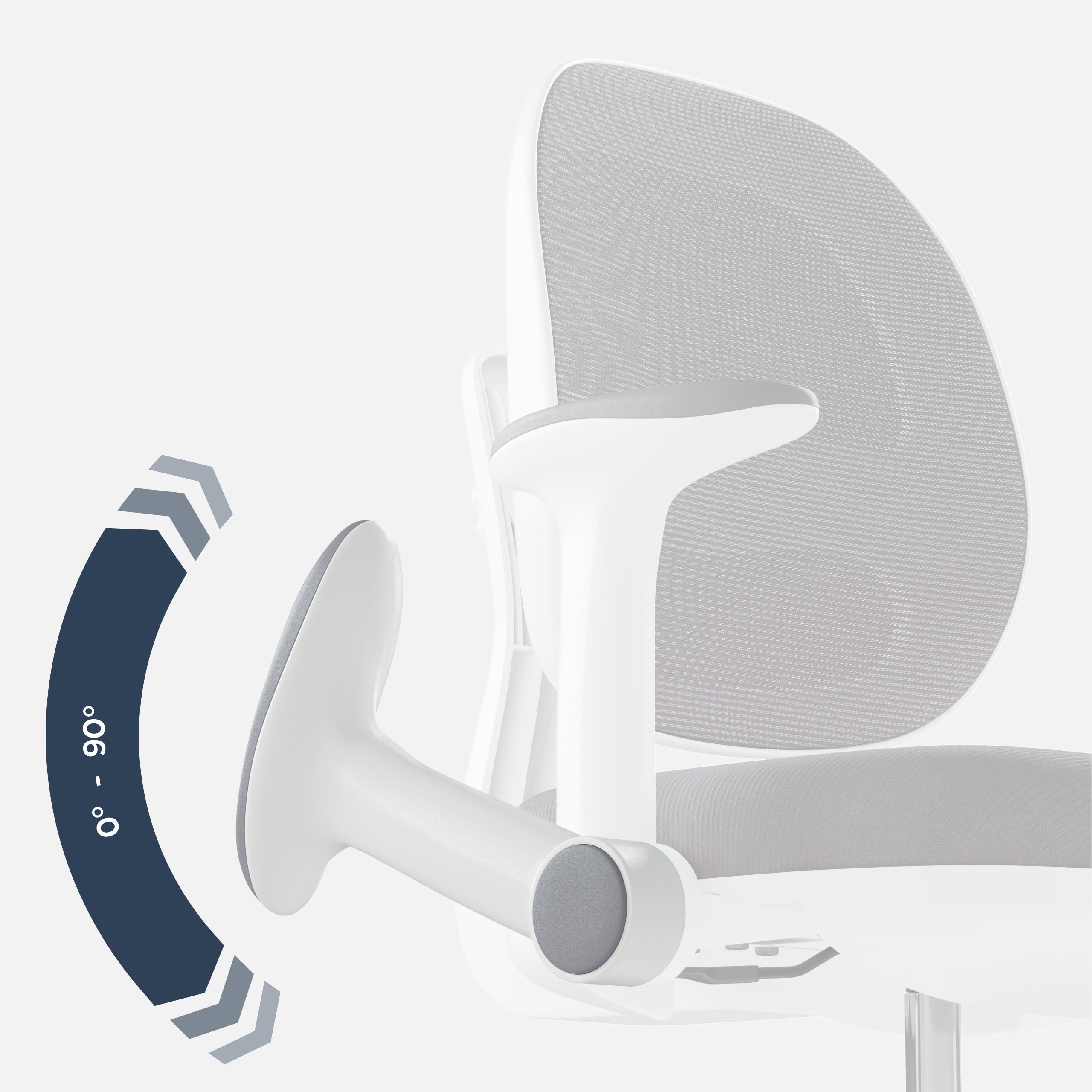 OUTLET Ergonomiczny fotel do biurka dla dziecka Mark Adler Junior 3.6 Grey