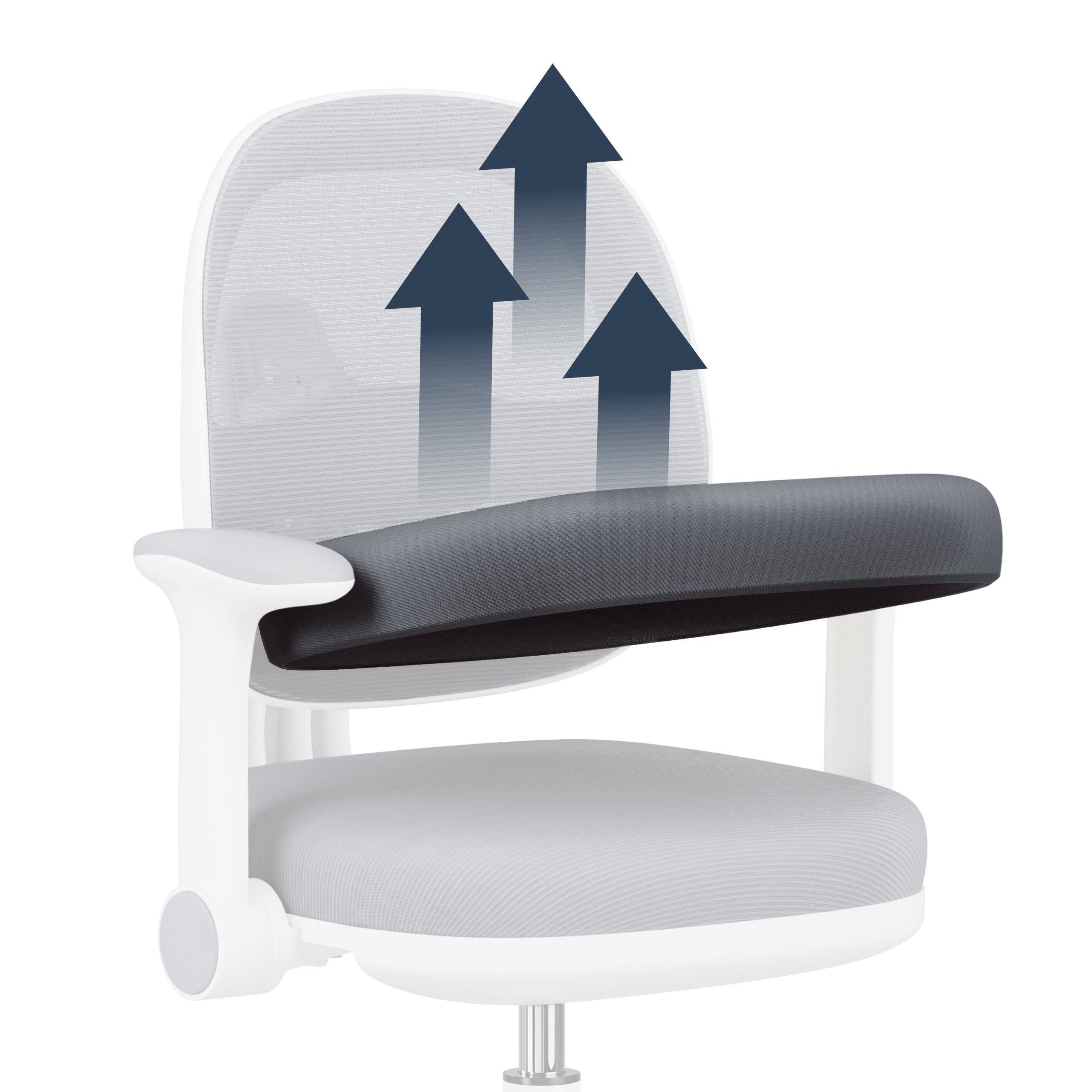 OUTLET Ergonomiczny fotel do biurka dla dziecka Mark Adler Junior 3.6 Grey