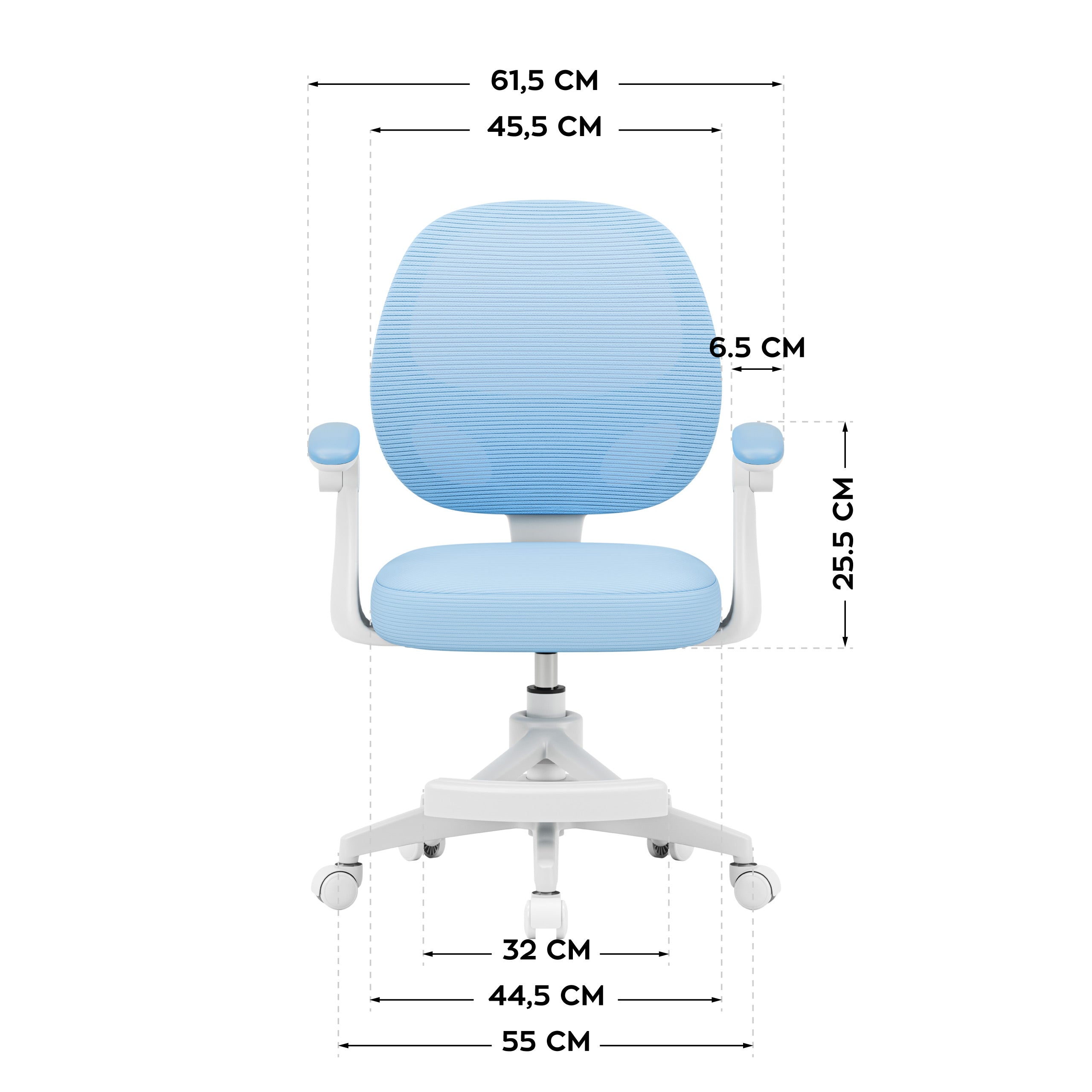 Fotel obrotowy dla dzieci Mark Adler Junior 3.1 Blue