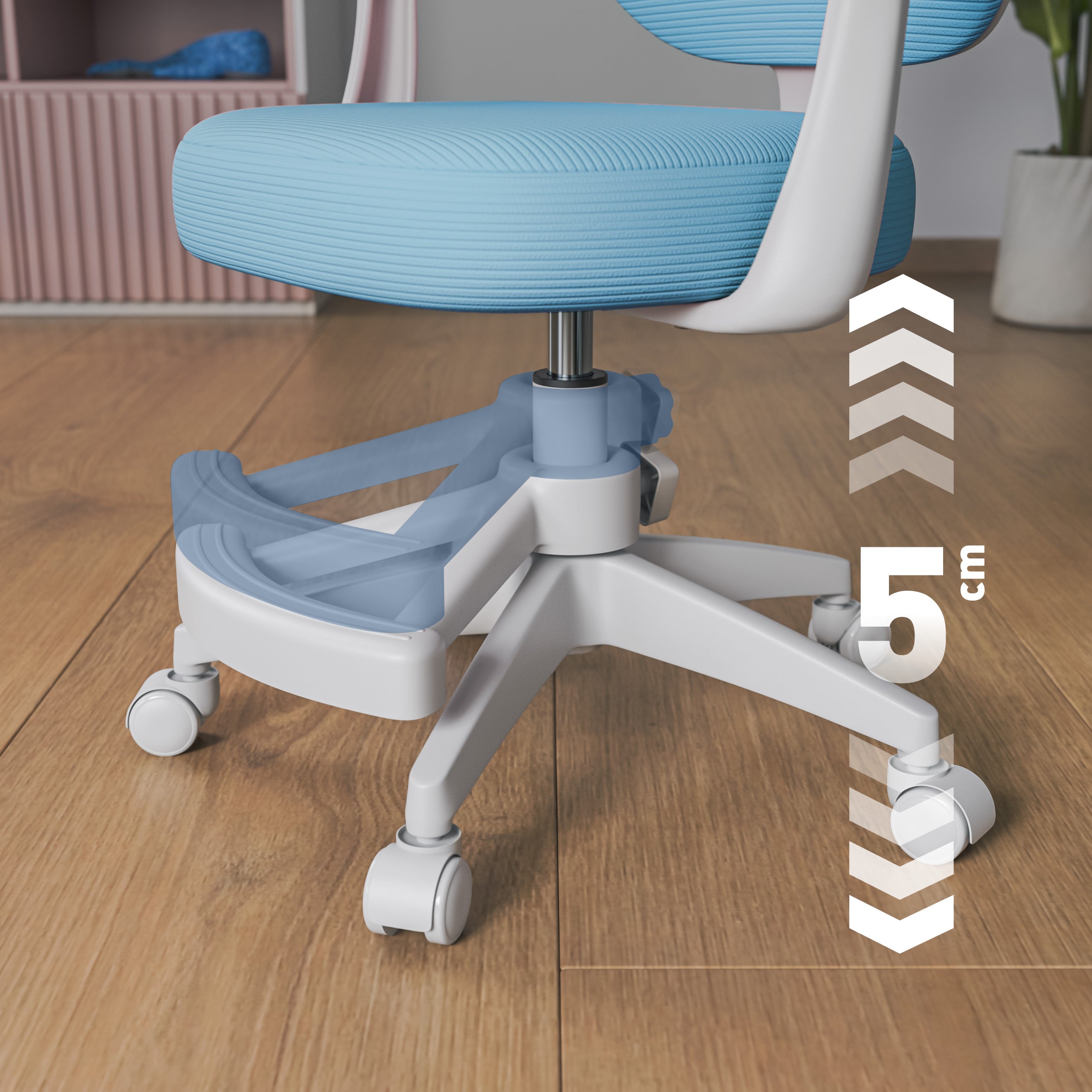 OUTLET Fotel obrotowy dla dzieci Mark Adler Junior 3.1 Blue