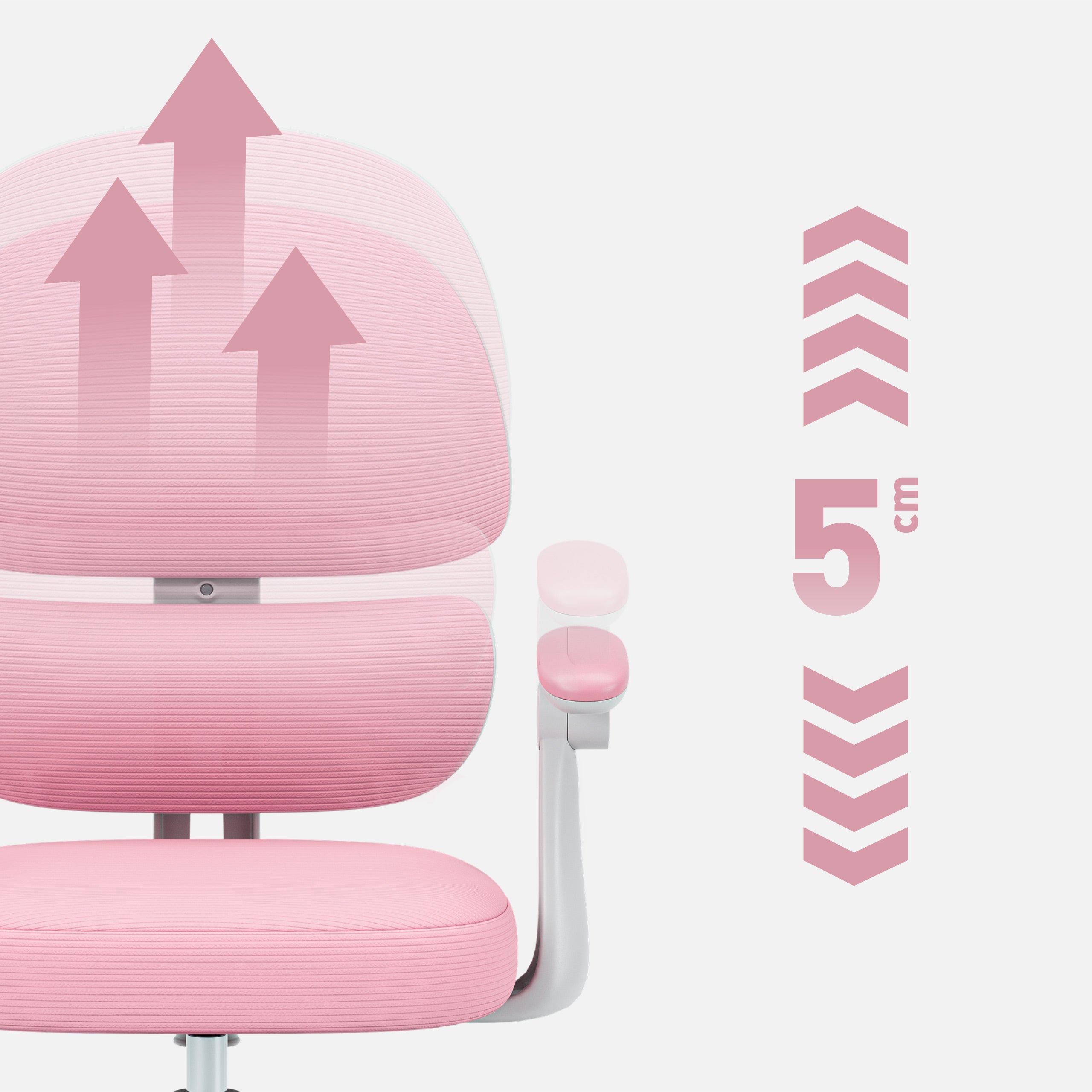 Fotel ergonomiczny dla dzieci Mark Adler Junior 4.4 Pink